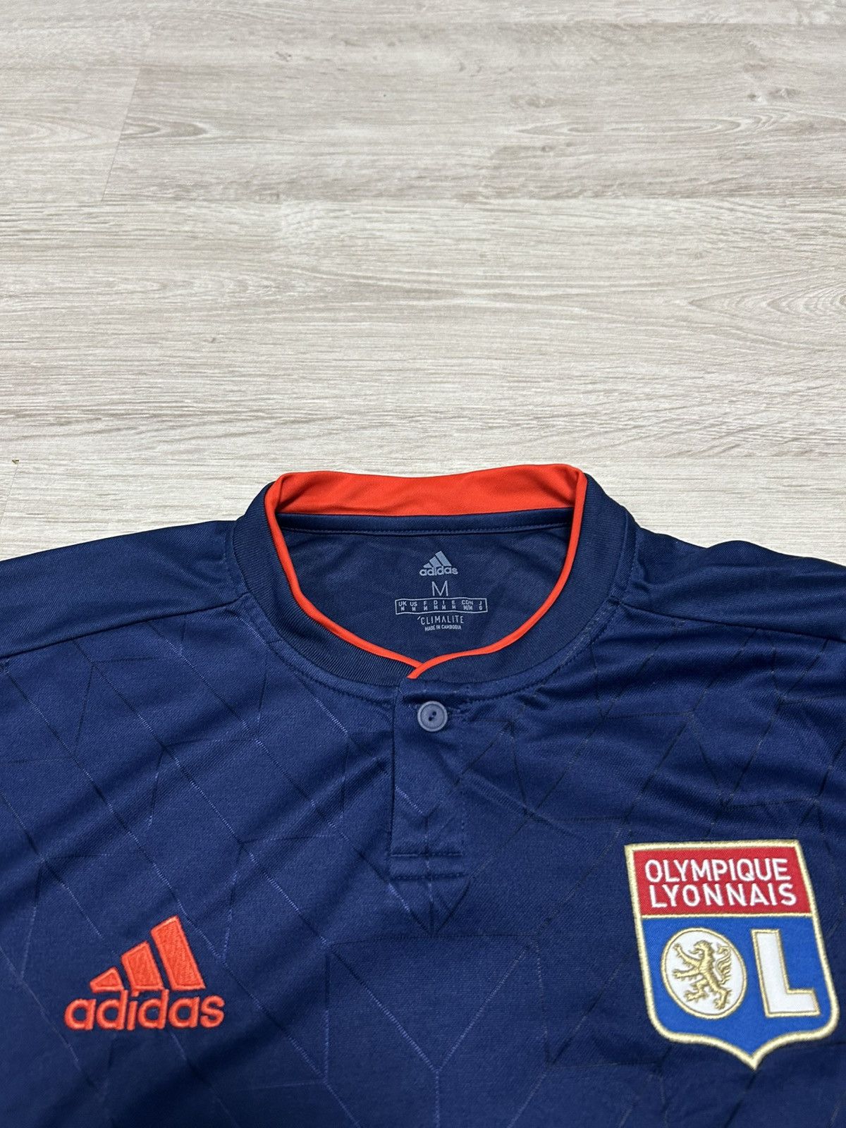 Adidas Adidas Soccer Jersey Olimpique Lyon Marseille size M Size US M / EU 48-50 / 2 - 3 Thumbnail
