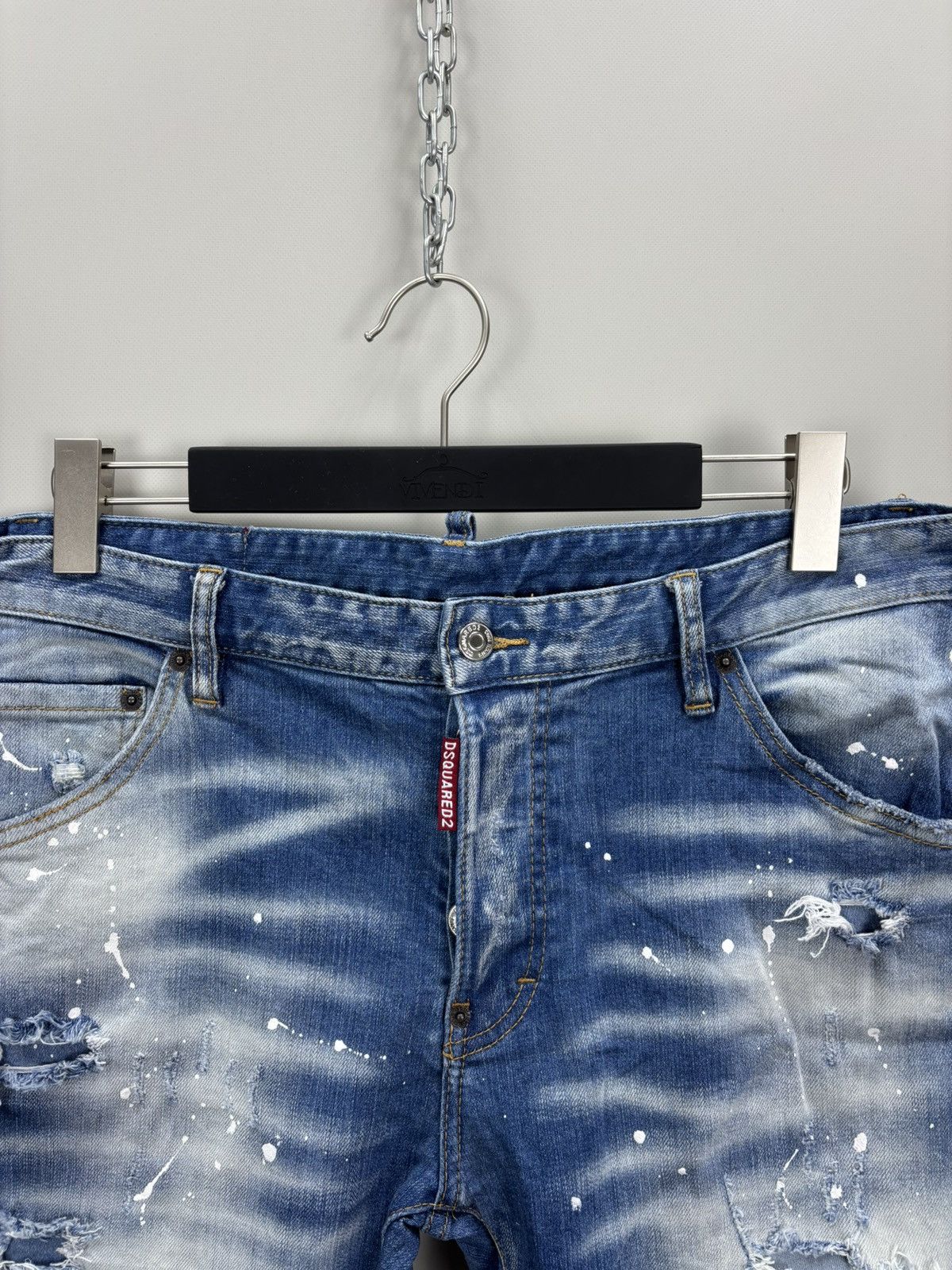 Dsquared2 Mens jeans Dsquared2 Size 54 Color Blue Size US 34 / EU 50 - 4 Thumbnail