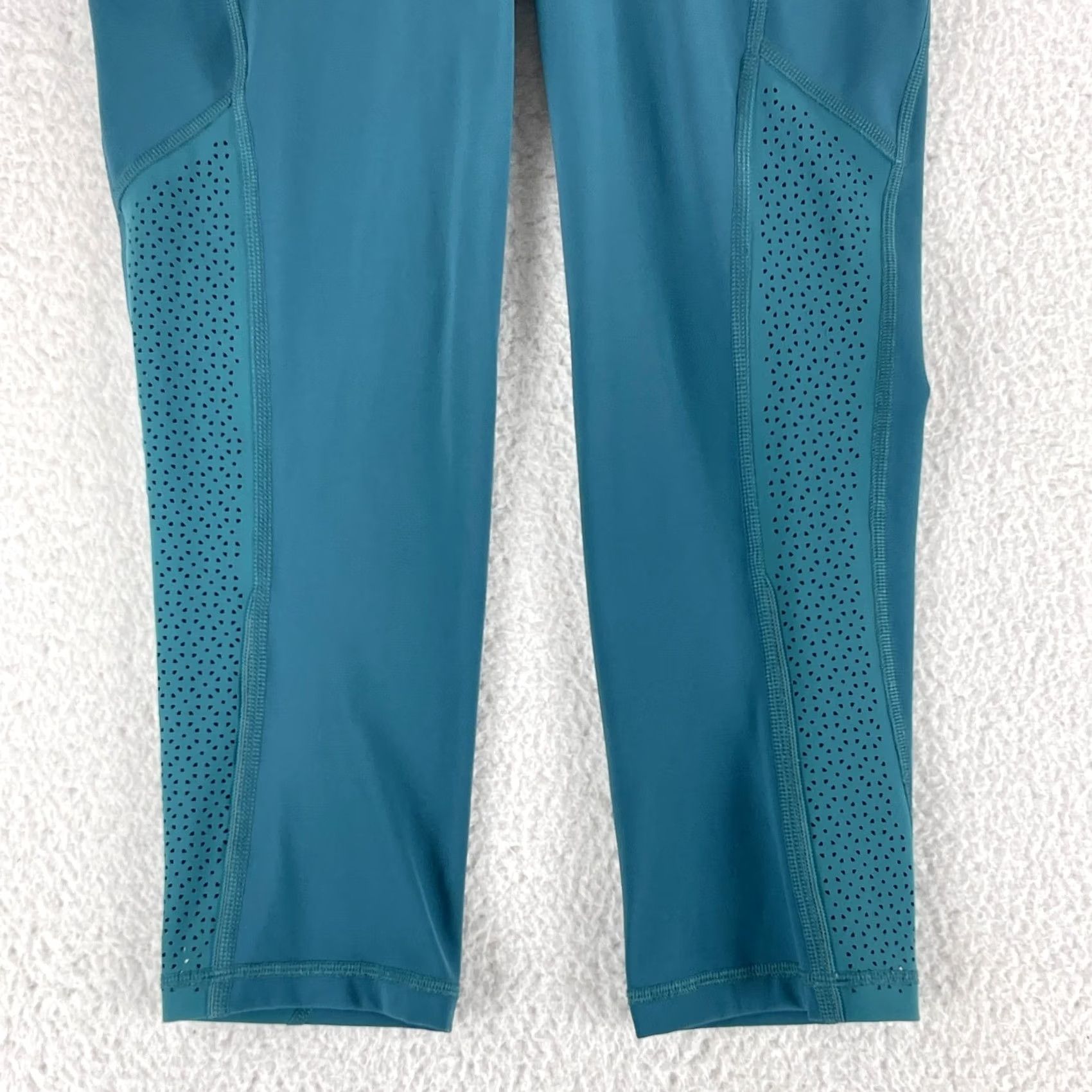 Lululemon Lululemon Ready to Race Crop Leggings Womens Size 6 Green Pull On Yoga Stretch Size 28" / US 6 / IT 42 - 3 Thumbnail