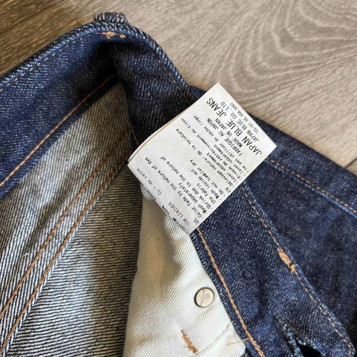 Japan Blue Japan Blue Cote d’Ivoire Selvedge Raw Denim Jeans 26x28 Wash Size US 26 / EU 42 - 10 Thumbnail