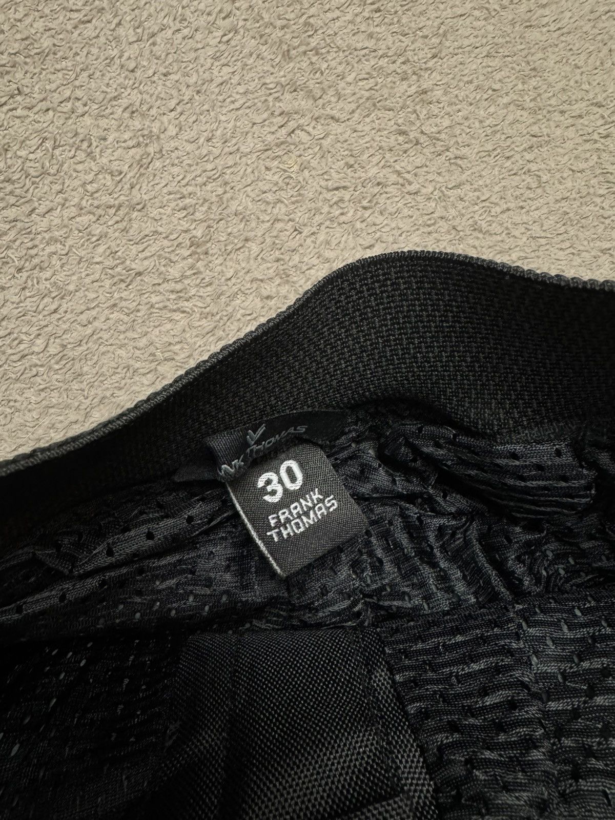 Genuine Leather Frank Thomas Y2K jeans leather moto pants ysl balmain Size US 30 / EU 46 - 6 Thumbnail