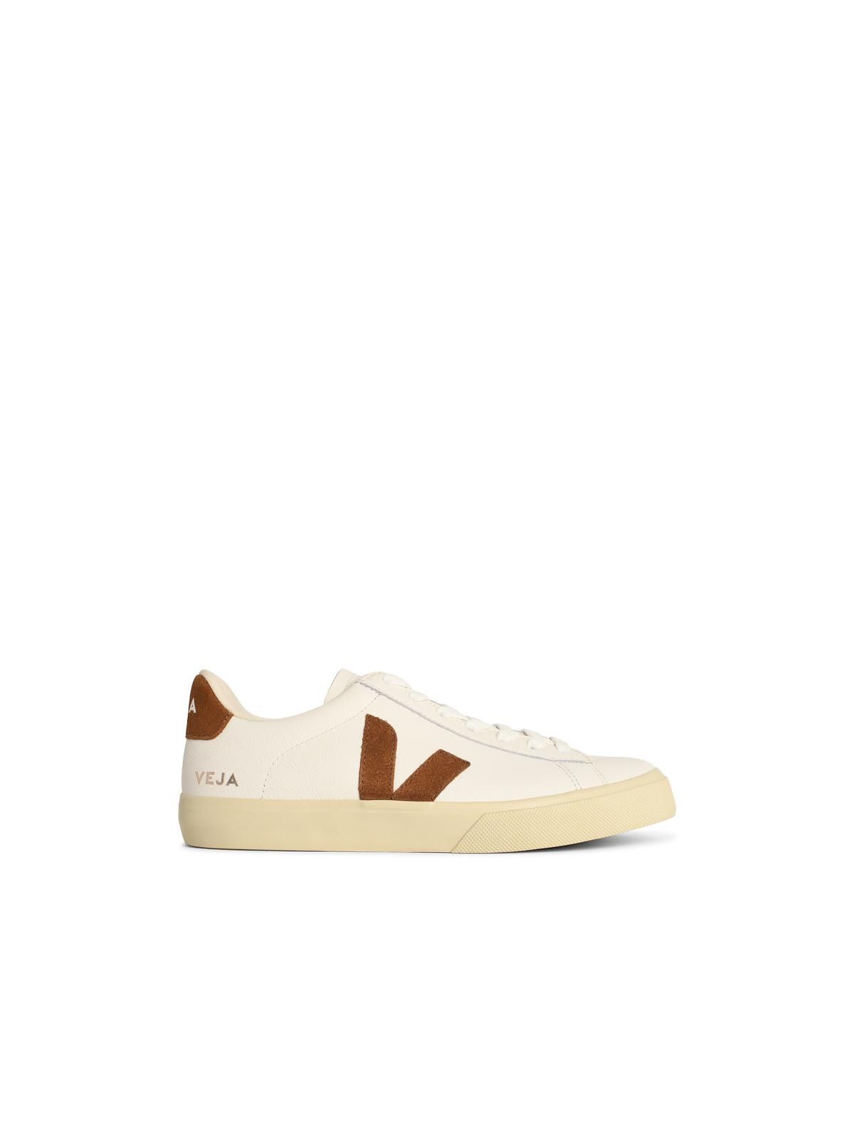 Veja VEJA 'Campo' White Leather And Cognac Sneakers Size US 9 / EU 42 - 1 Thumbnail