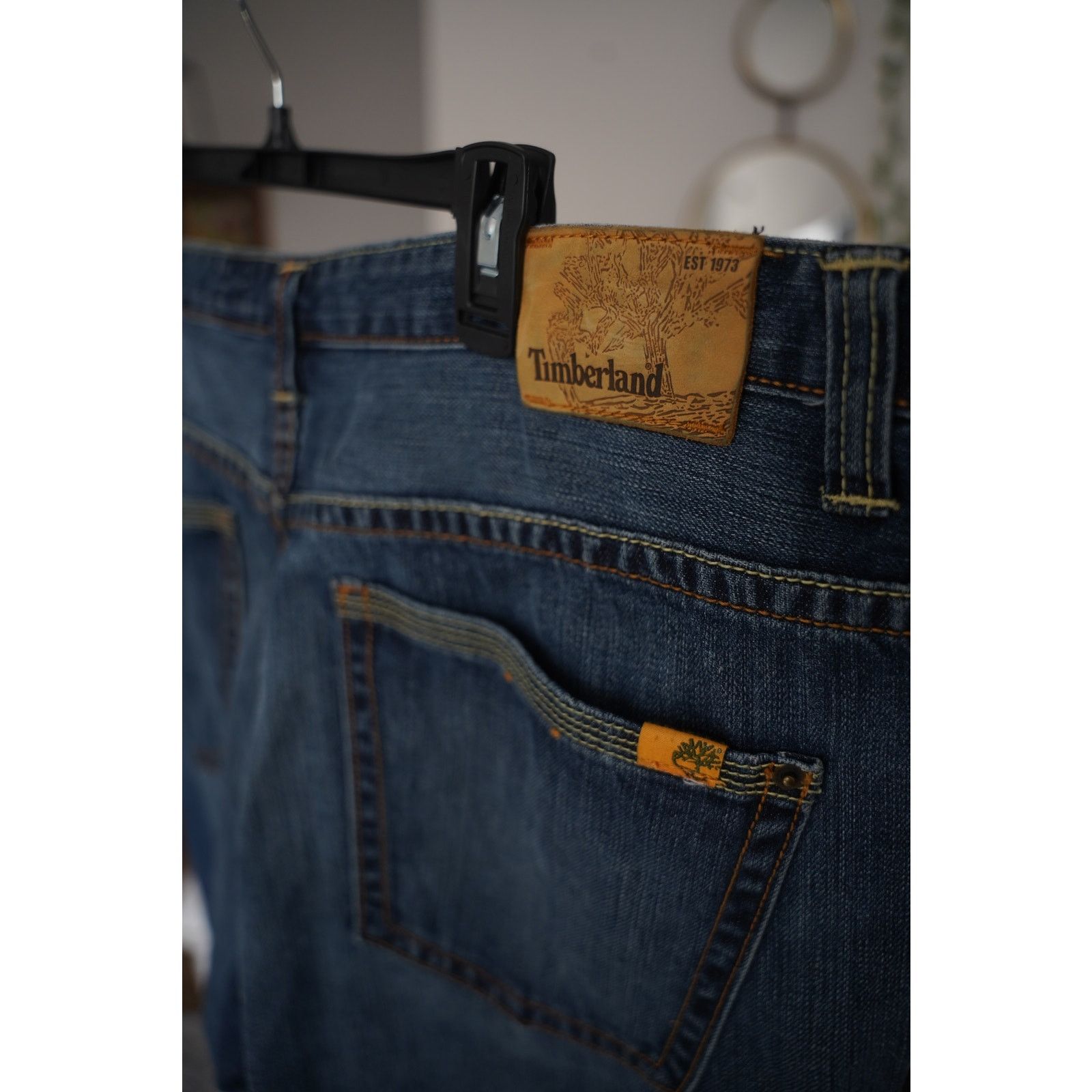 Timberland Baggy Timberland Men's Blue Denim Jeans – Waist Size 40 y2k Size US 40 / EU 56 - 1 Thumbnail