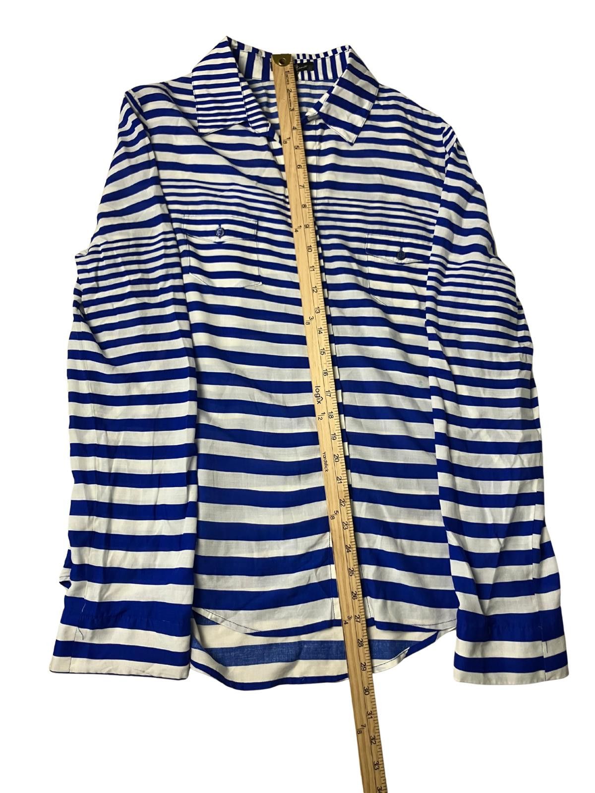 Other Velvet Heart Striped Shirt Blue White M Size M / US 6-8 / IT 42-44 - 5 Thumbnail