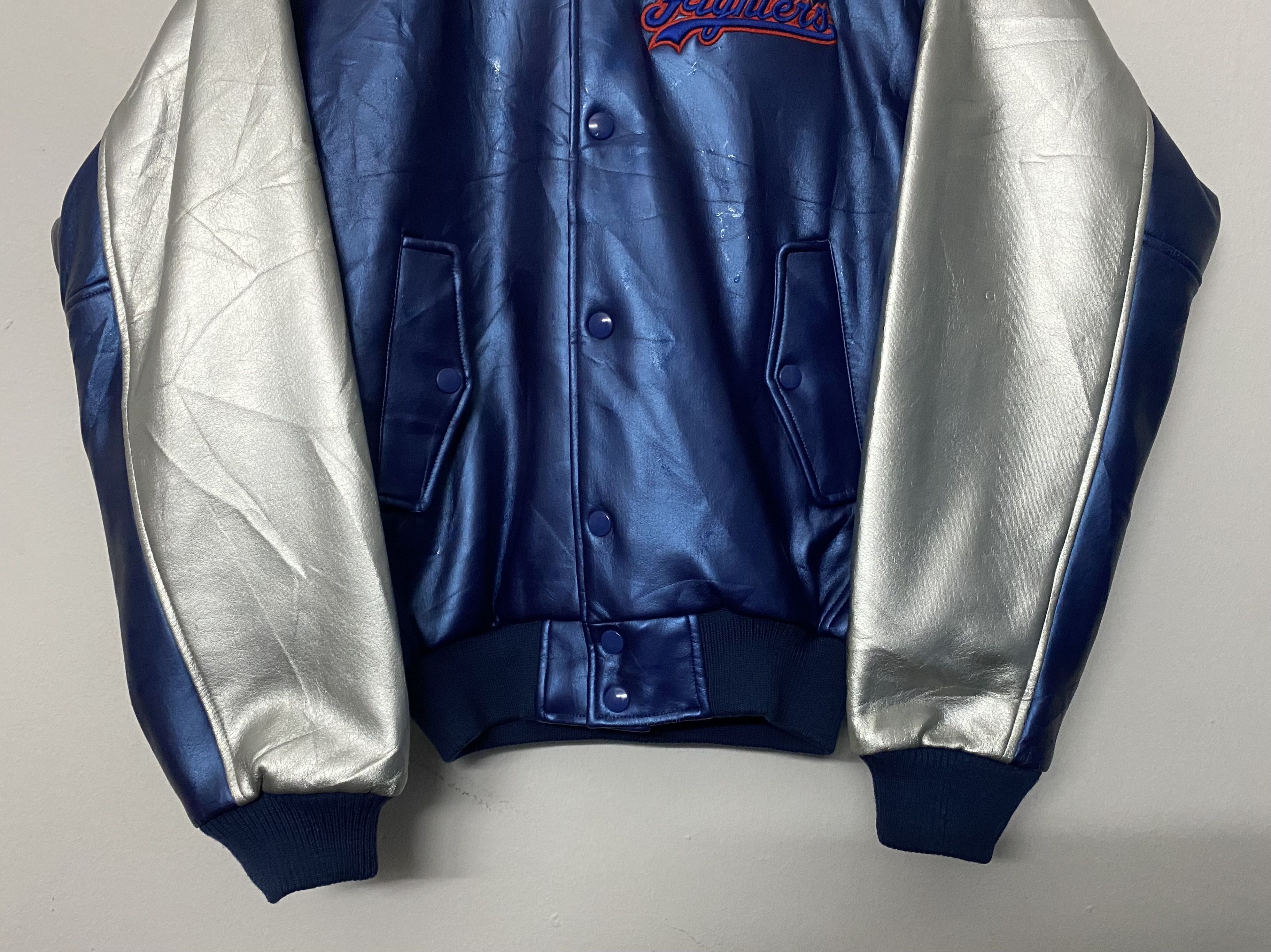 Mizuno Mizuno Fighters Japan Baseball Varsity Jacket Size L Size US L / EU 52-54 / 3 - 4 Thumbnail
