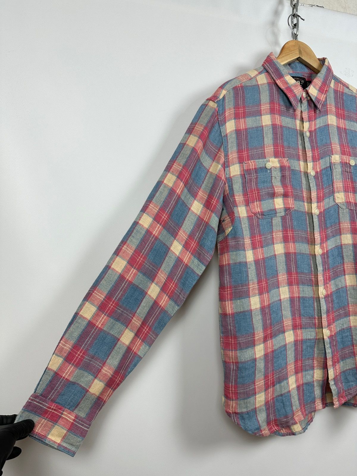 Polo Ralph Lauren RRL Ralph Lauren Double RL Flannel Long Sleeve Button Shirt Size US M / EU 48-50 / 2 - 8 Thumbnail