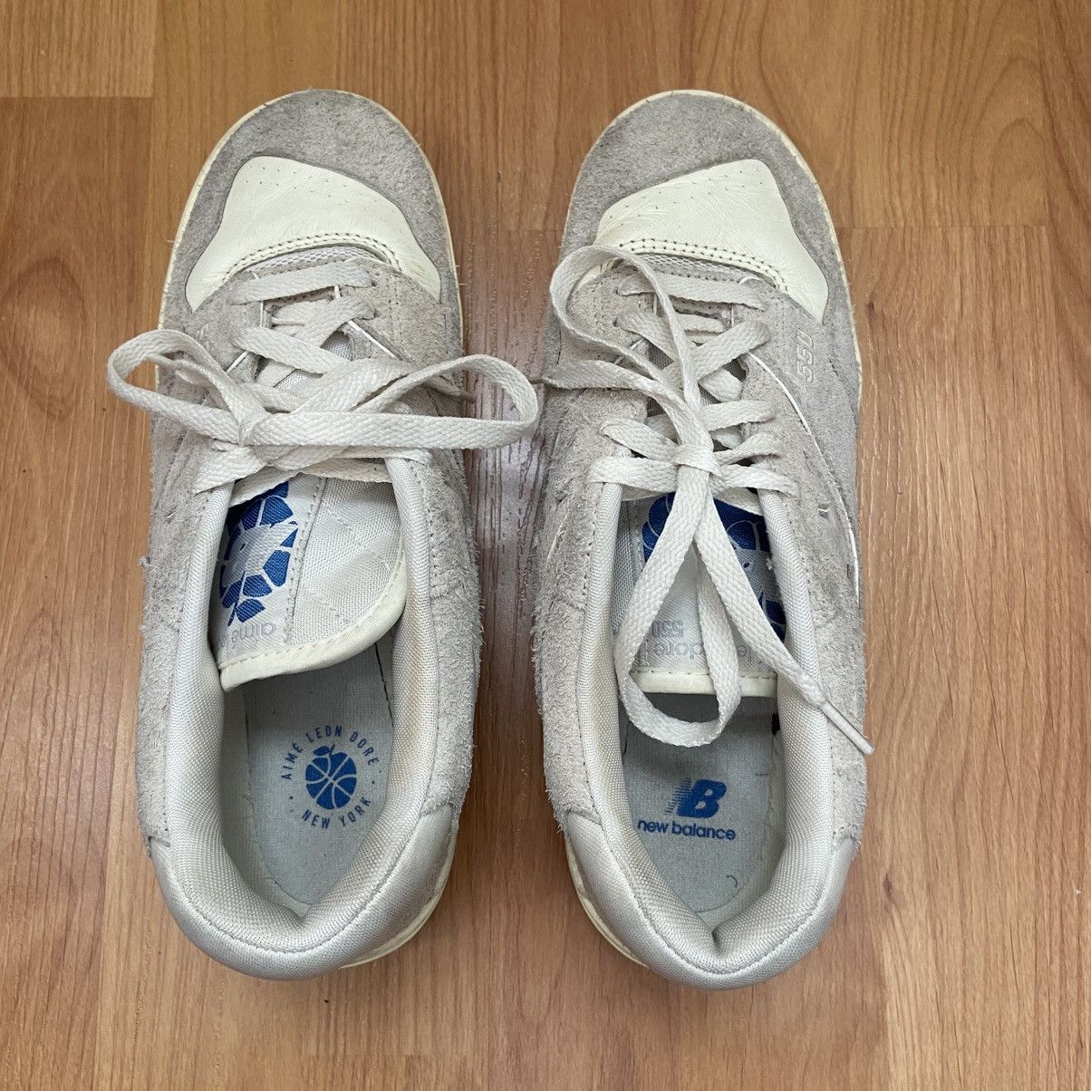 Aime Leon Dore × New Balance Aime Leon Dore New Balance 550 Grey Streetwear Shoes Men’s 8 Size US 8 / EU 41 - 5 Thumbnail