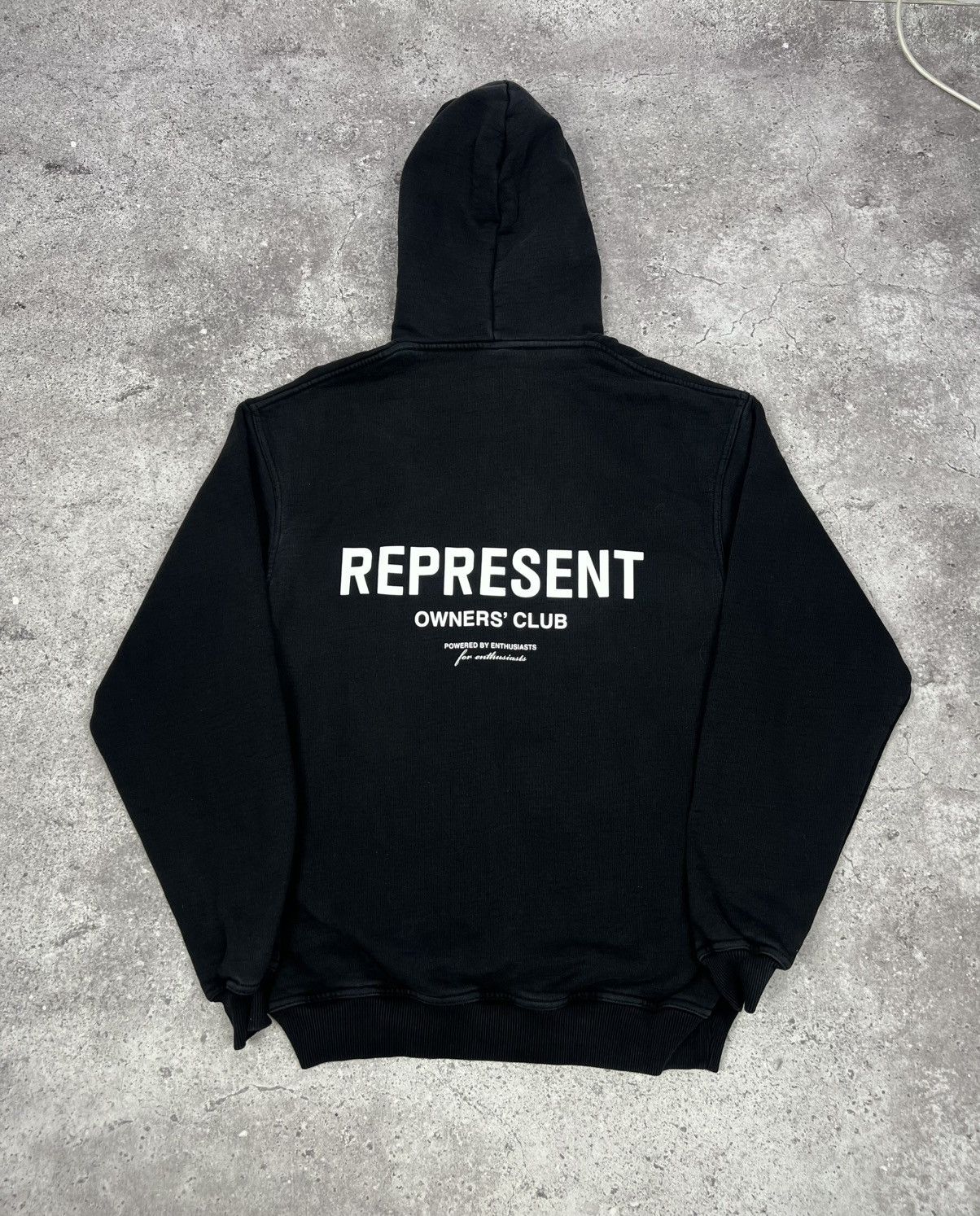 Represent Clo. Represent Owners Club Men's Hoodie Black Cotton Heavyweight Size US S / EU 44-46 / 1 - 1 Thumbnail