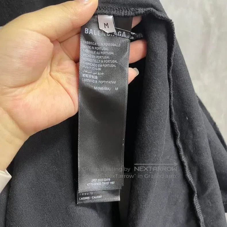 Balenciaga Balenciaga Black Logo Print Short Sleeve T-shirt. Size US M / EU 48-50 / 2 - 4 Thumbnail