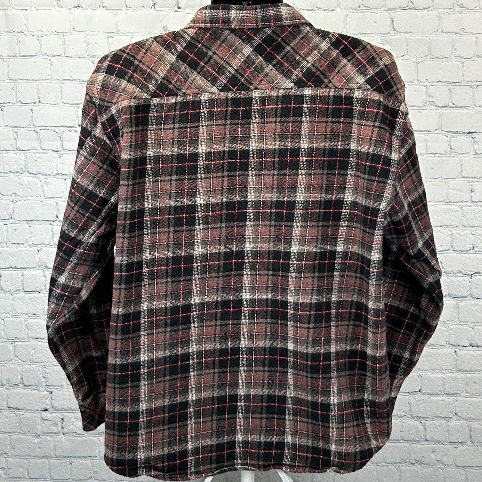 Dickies Dickies Heavyweight Flannel Button Front Shirt Red 2XL XXL Size US XXL / EU 58 / 5 - 3 Thumbnail