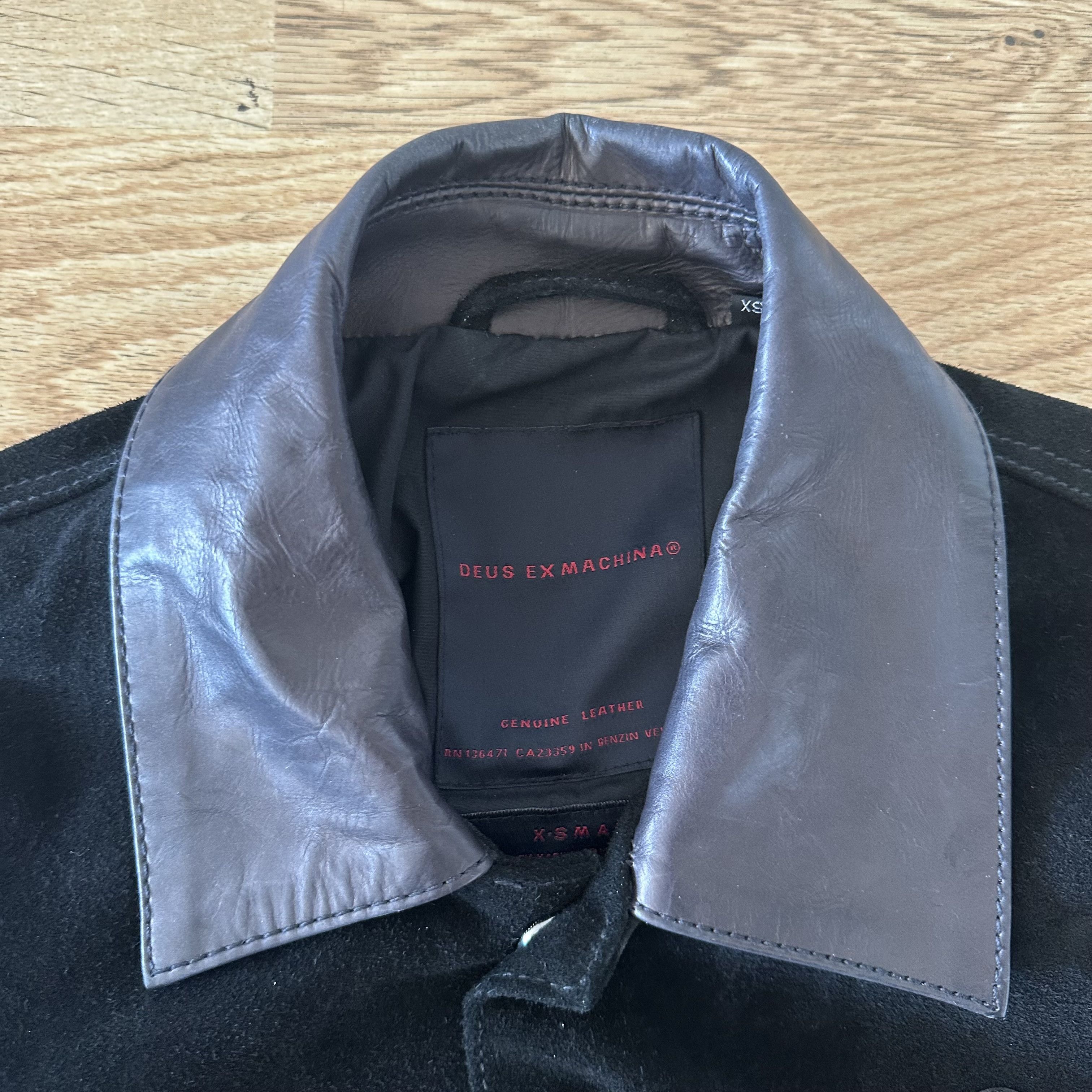 Deus Ex Machina Wildfire Suede Trucker Jacket Size US XS / EU 42 / 0 - 3 Thumbnail