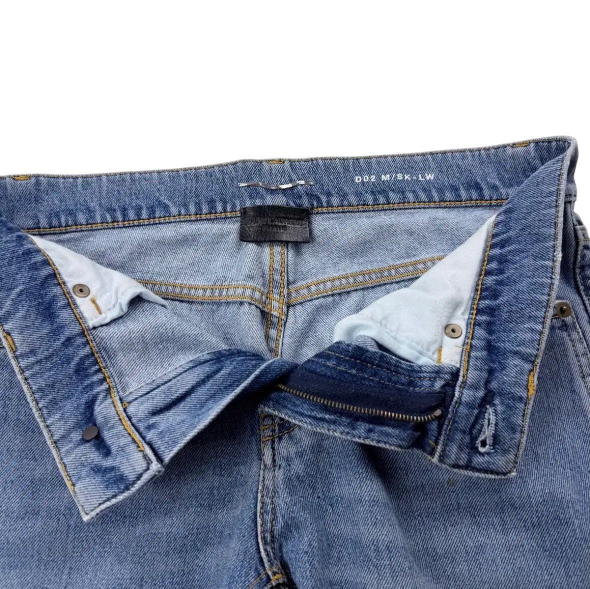 Saint Laurent Paris Saint Laurent D02 Hedi Slimane Distressed Denim Pants Size US 28 / EU 44 - 4 Thumbnail