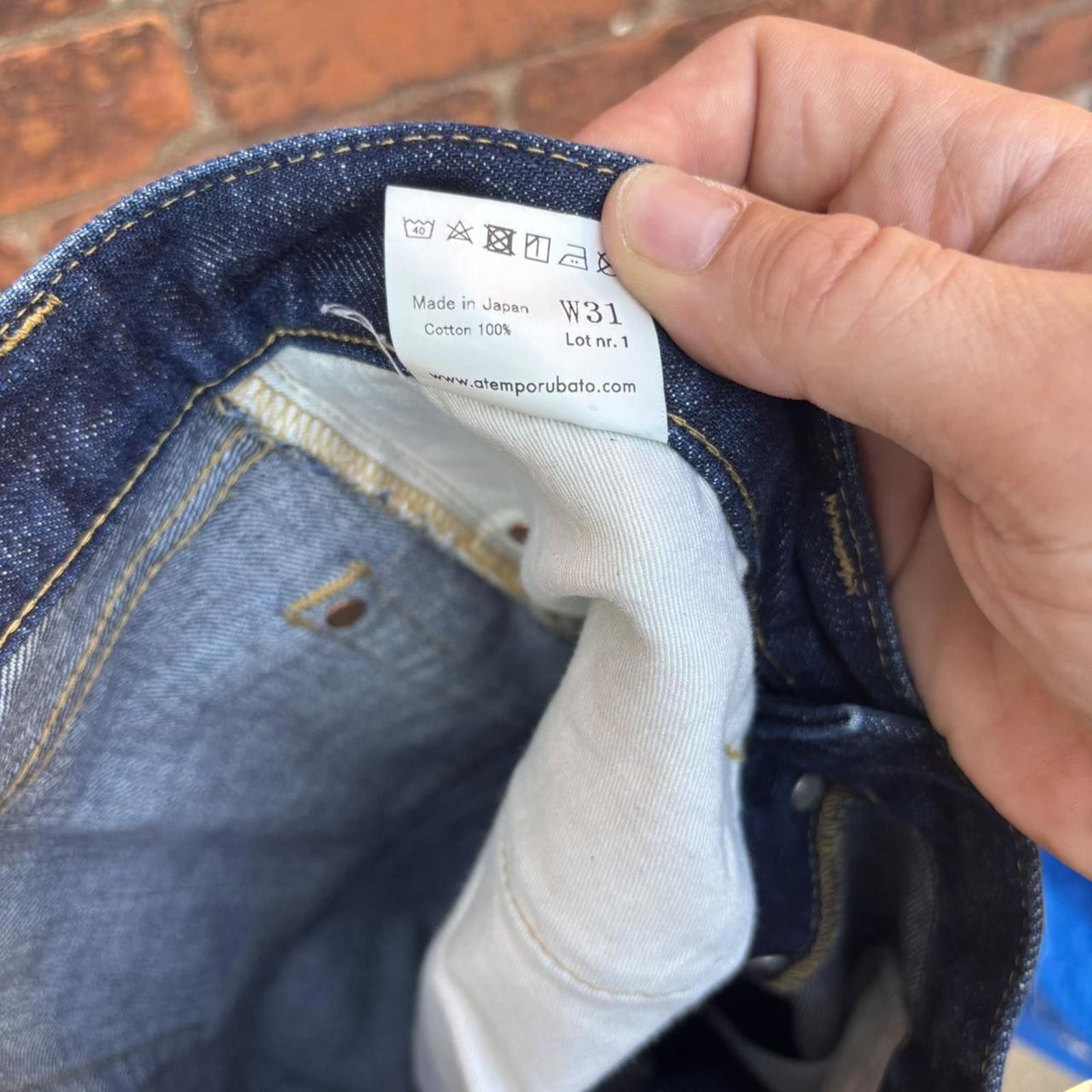 Rubato Vintage rubato lot no. 1 made in Japan selvage jeans 30x30 Size US 30 / EU 46 - 8 Thumbnail
