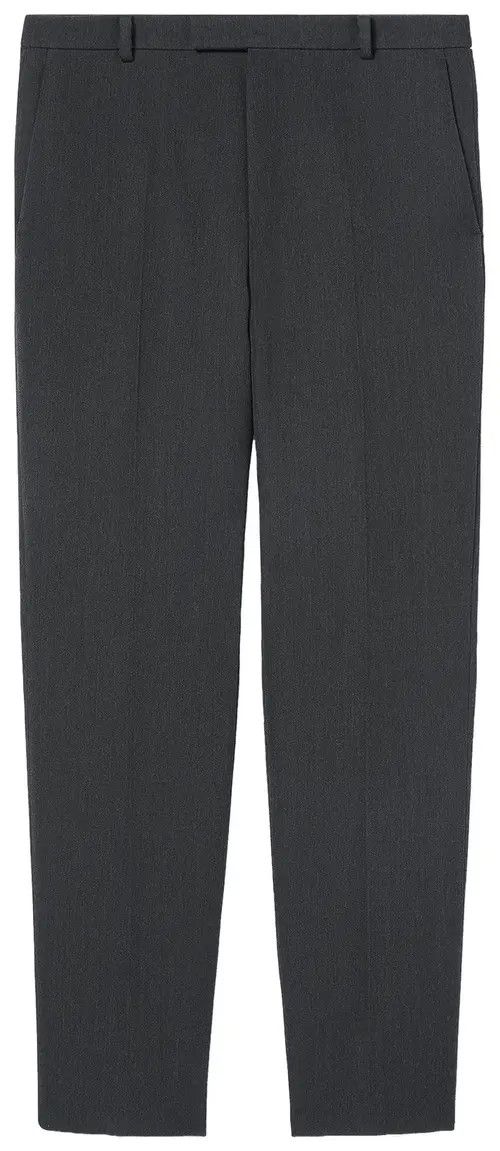 Gucci o1loc1c1225 801192 Wool Pant With Crease Detail in Black Size US 34 / EU 50 - 2 Thumbnail