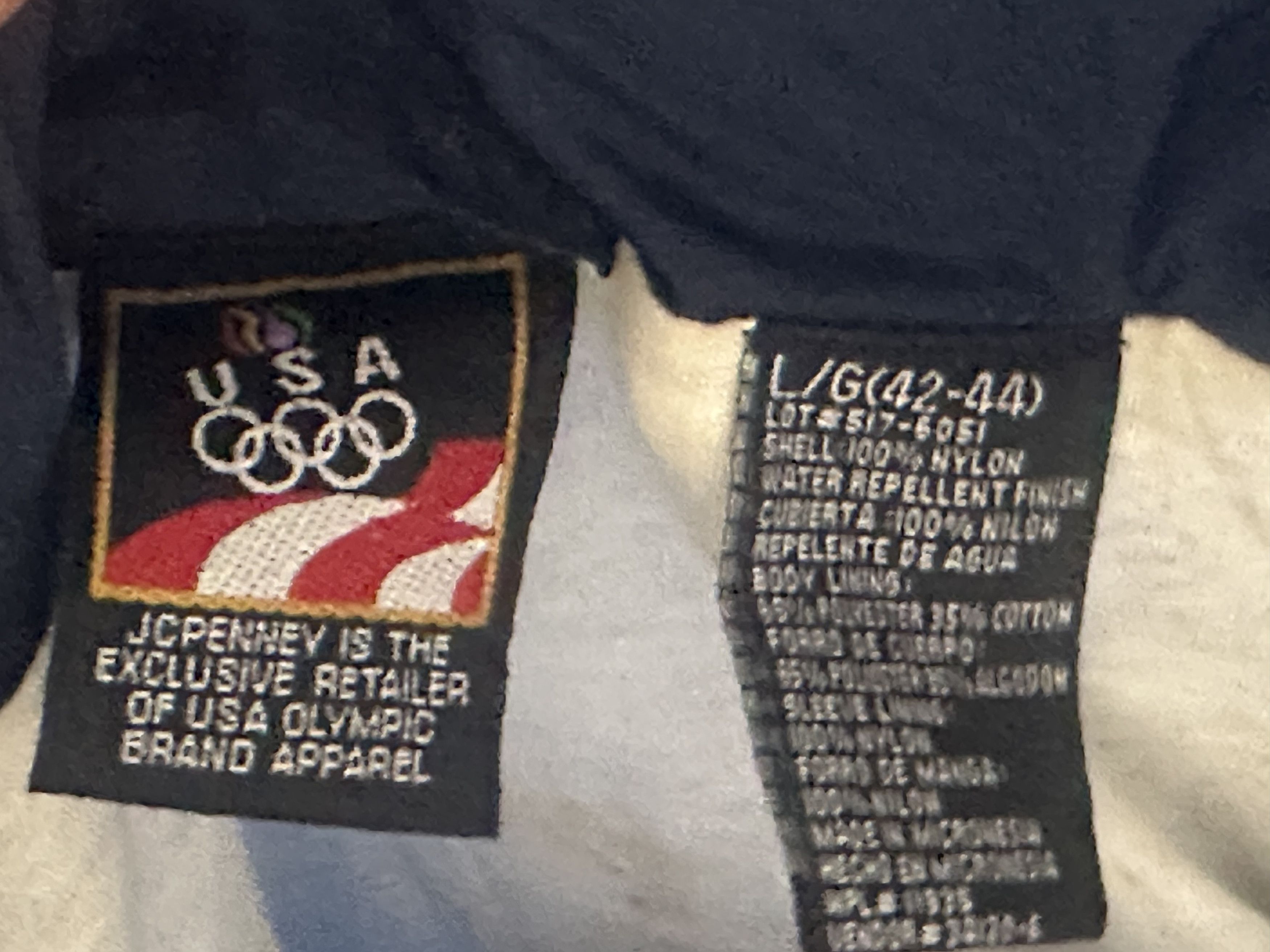 JCPenney Vintage JCPenney x USA Olympic Team windbreaker jacket Size US L / EU 52-54 / 3 - 7 Thumbnail