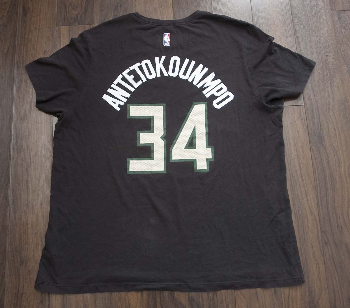 NBA × Nike Giannis Antetokounmpo Milwaukee Bucks T Shirt Size XXL Nike Size US XXL / EU 58 / 5 - 1 Thumbnail