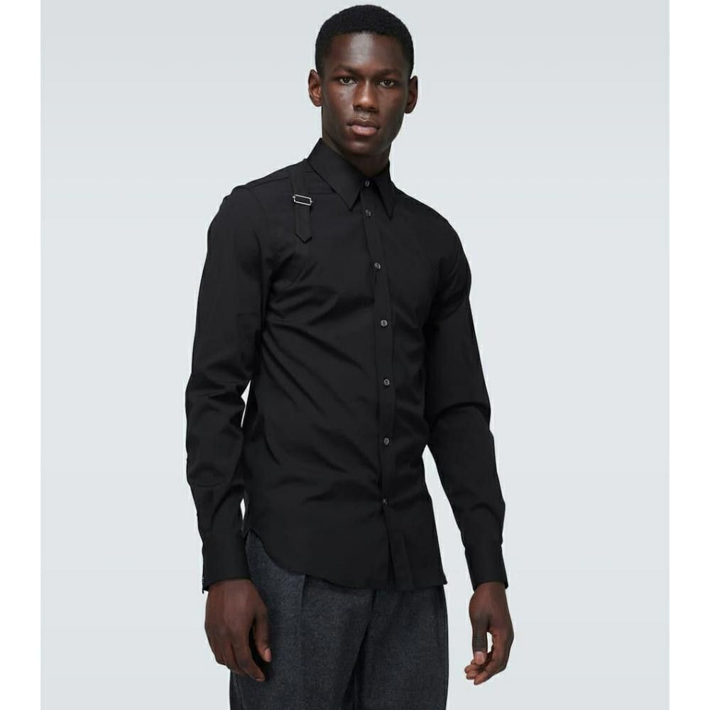 Alexander McQueen Black | Alexander McQueen | Harness Sport Shirt w/Strap Size 42R - 7 Thumbnail