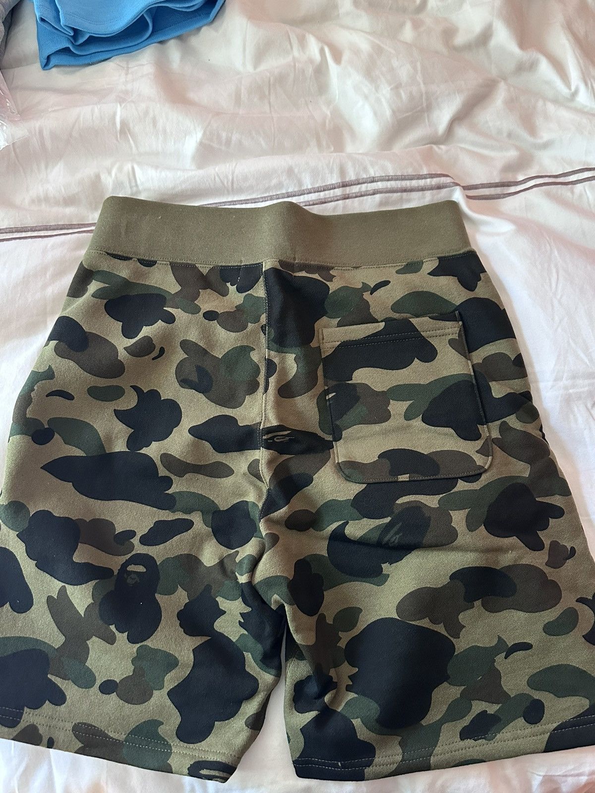 Bape 1st Camo Shark Sweat Shorts Size US 26 / EU 42 - 2 Thumbnail