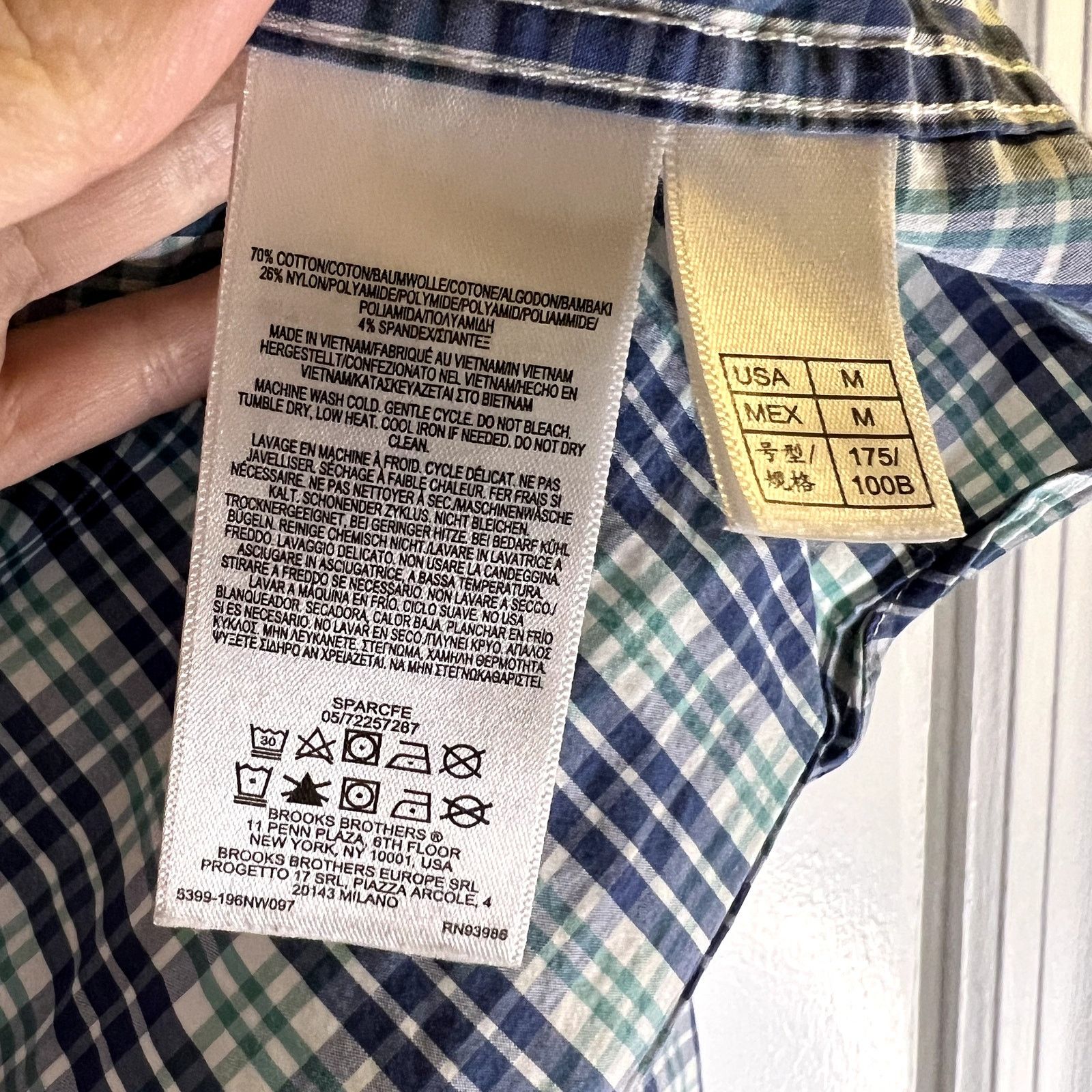 Brooks Brothers Brooks Brothers the original polo plaid button shirt size M Size US M / EU 48-50 / 2 - 4 Thumbnail