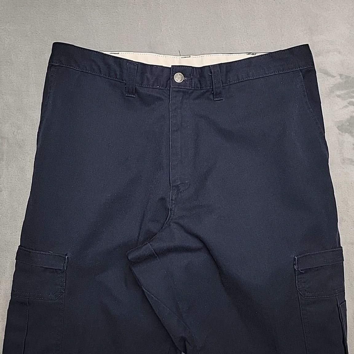 Dickies Dickies Pants Mens 36x34 Blue Cargo Pocket Utility Workwear Retro Comfort Size US 36 / EU 52 - 3 Thumbnail
