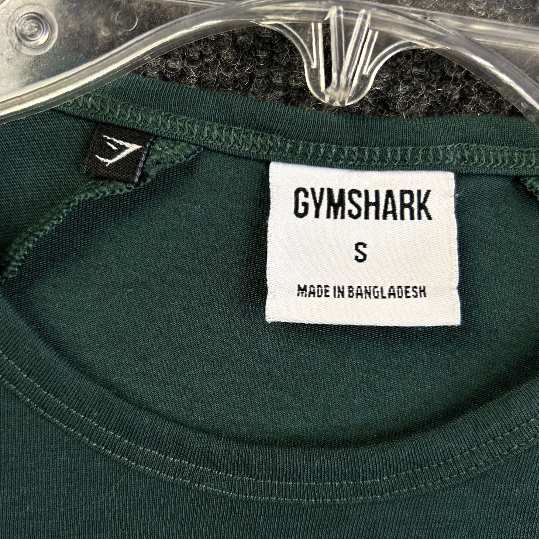 Gymshark GymShark Shirt Women S Green Raglan Cropped Short Sleeve Top Crew Neck T-Shirt Athletic Activewear 90s? Size S / US 4 / IT 40 - 3 Thumbnail