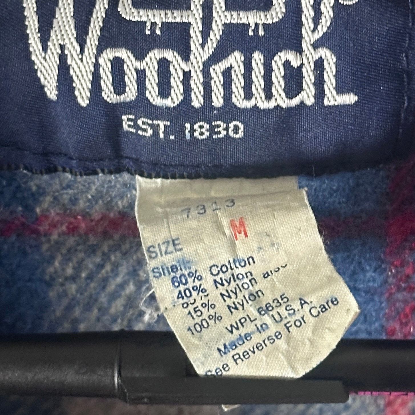 Woolrich Woolen Mills Vintage Blue Parka Jacket Size US M / EU 48-50 / 2 - 4 Thumbnail