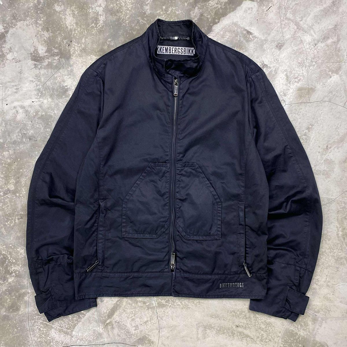 Dirk Bikkembergs Dirk Bikkembergs Heavy Nylon Black Panel Biker Jacket Size US M / EU 48-50 / 2 - 1 Thumbnail