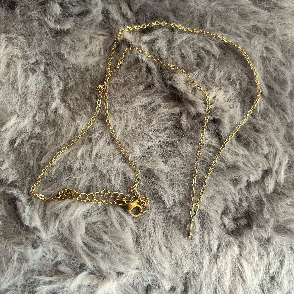 Handmade Handcrafted vintage elbait tourmaline minimalist necklace Size ONE SIZE - 6 Thumbnail