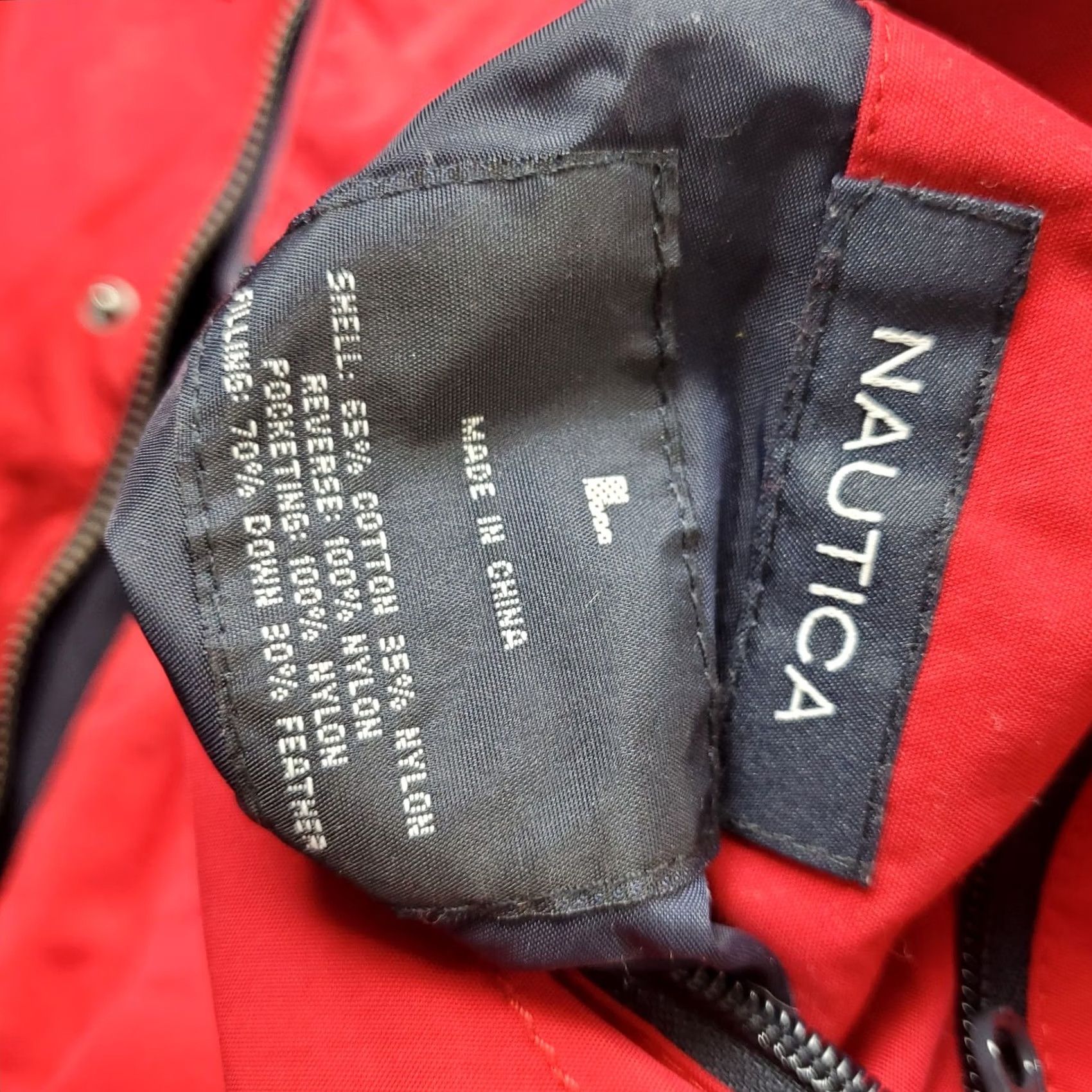 Nautica Nautica Jacket Mens L Reversible Puffer Down Multi Snap Inside Full Zip Size US L / EU 52-54 / 3 - 7 Thumbnail
