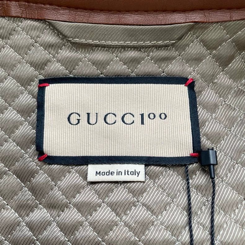 Gucci Gucci Logo letter print short round neck zipper long sleeve Size US XS / EU 42 / 0 - 5 Thumbnail