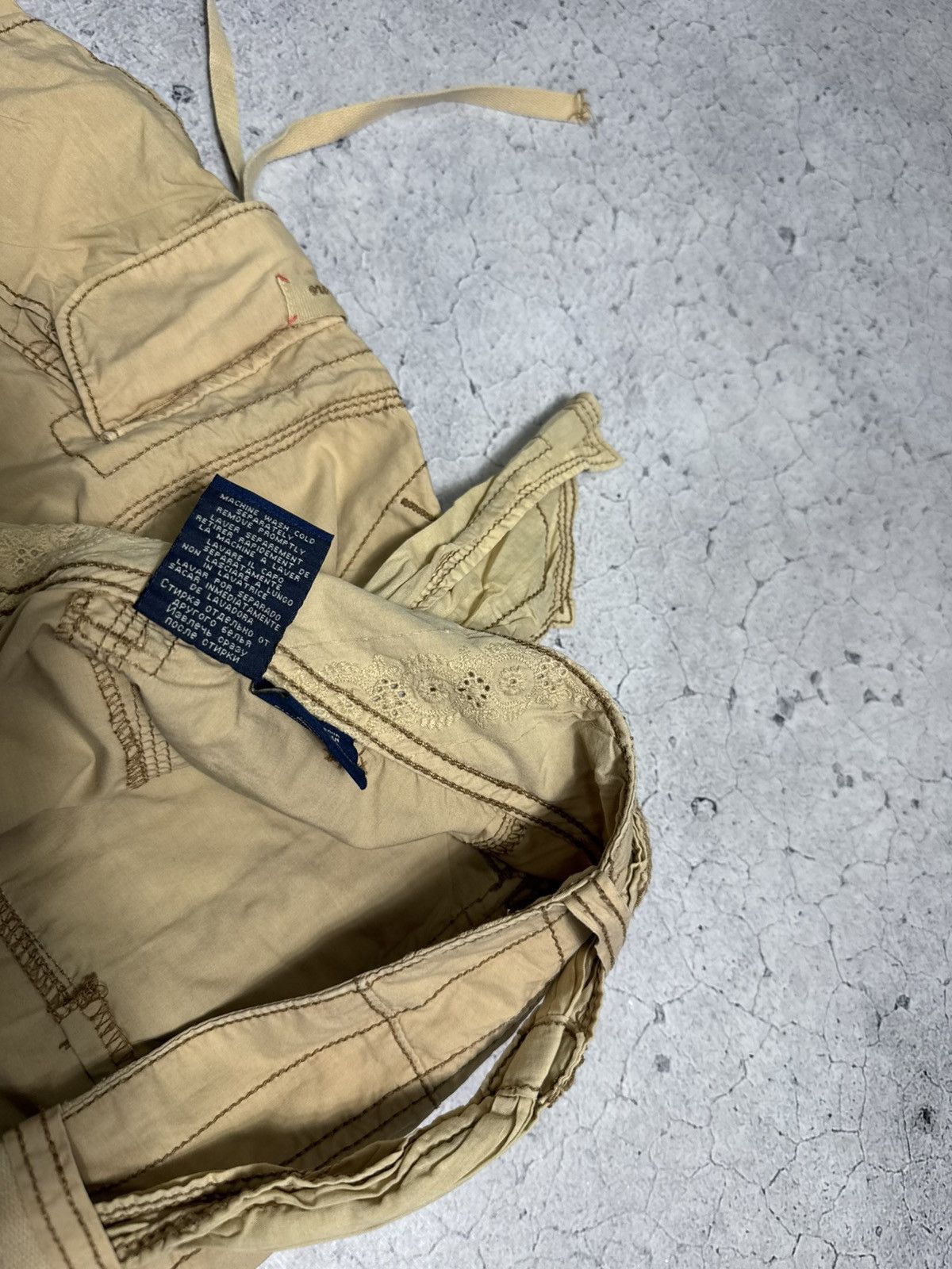 Polo Ralph Lauren × Ralph Lauren × Vintage Polo Ralph Lauren Jeans Company Vintage Bondage Cargo Pants Size US 28 / EU 44 - 10 Thumbnail