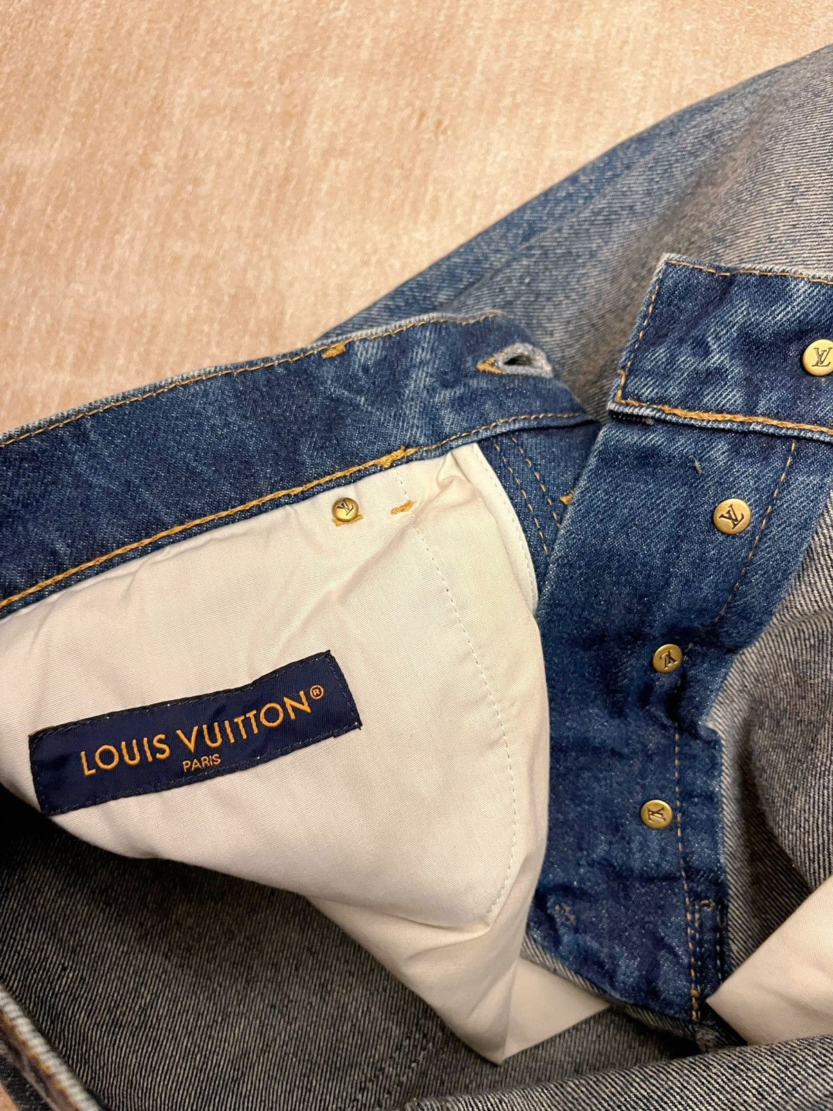 Louis Vuitton Louis Vuitton Relaxed-Fit Jeans Size US 30 / EU 46 - 5 Thumbnail