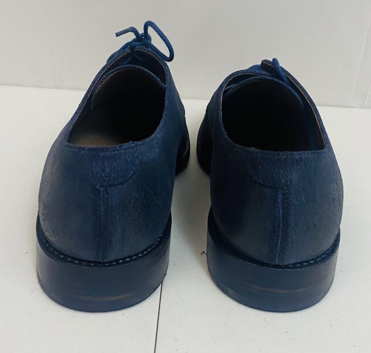 Grenson Grenson Blue Leather Burnished Toe Finnegan Derby 10 NIB Size US 10 / EU 43 - 11 Thumbnail