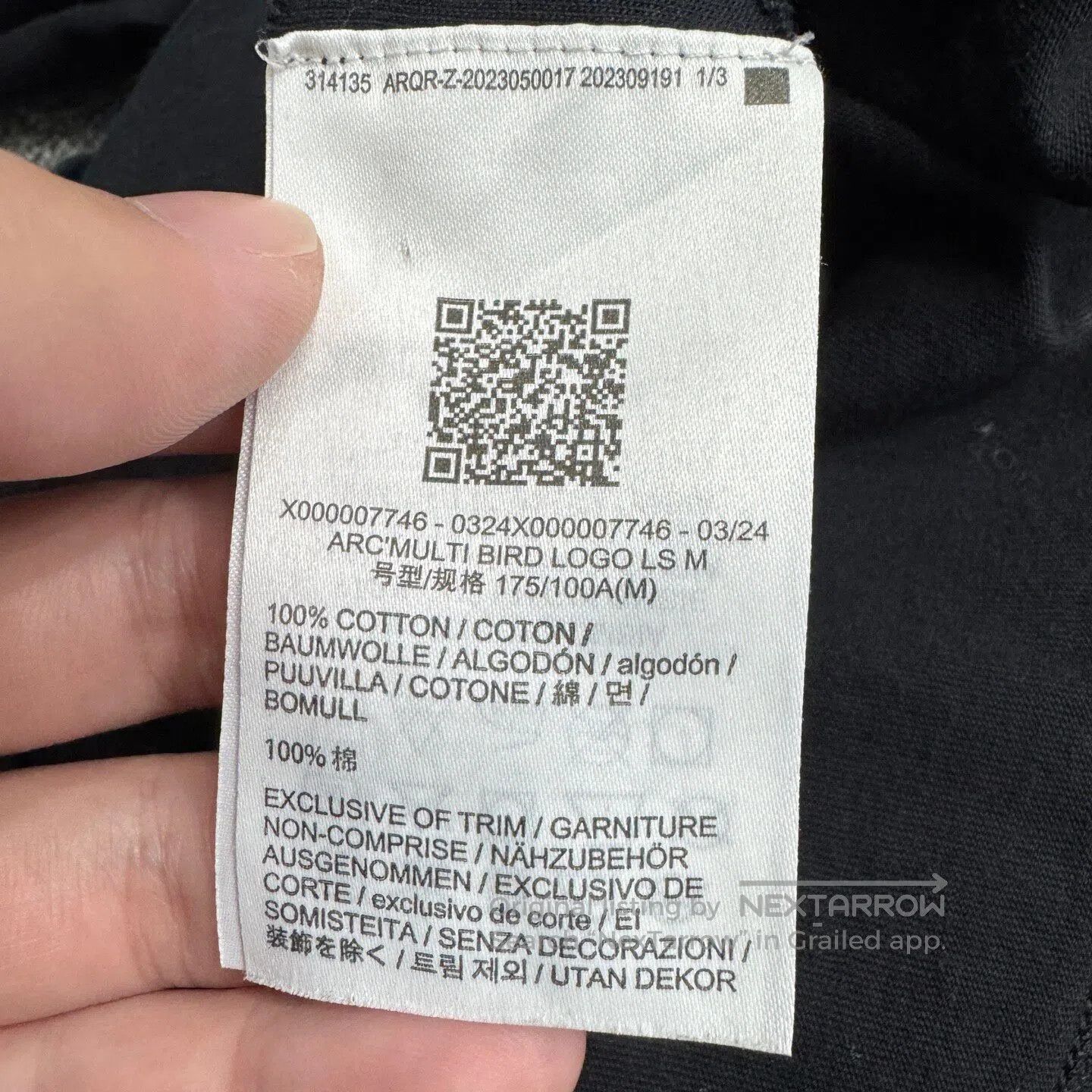 Arc'teryx ARC‘TERYX Multiple Bird Logo Ls Embossed Long-Sleeved Shir Size US M / EU 48-50 / 2 - 6 Thumbnail