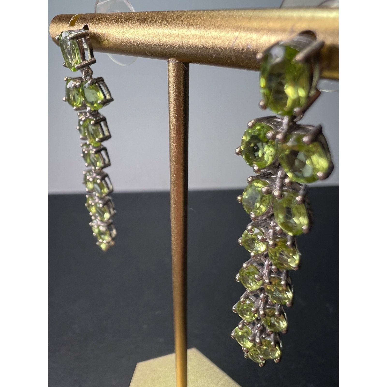 Other Peridot sterling silver chandelier earrings Size ONE SIZE - 11 Thumbnail