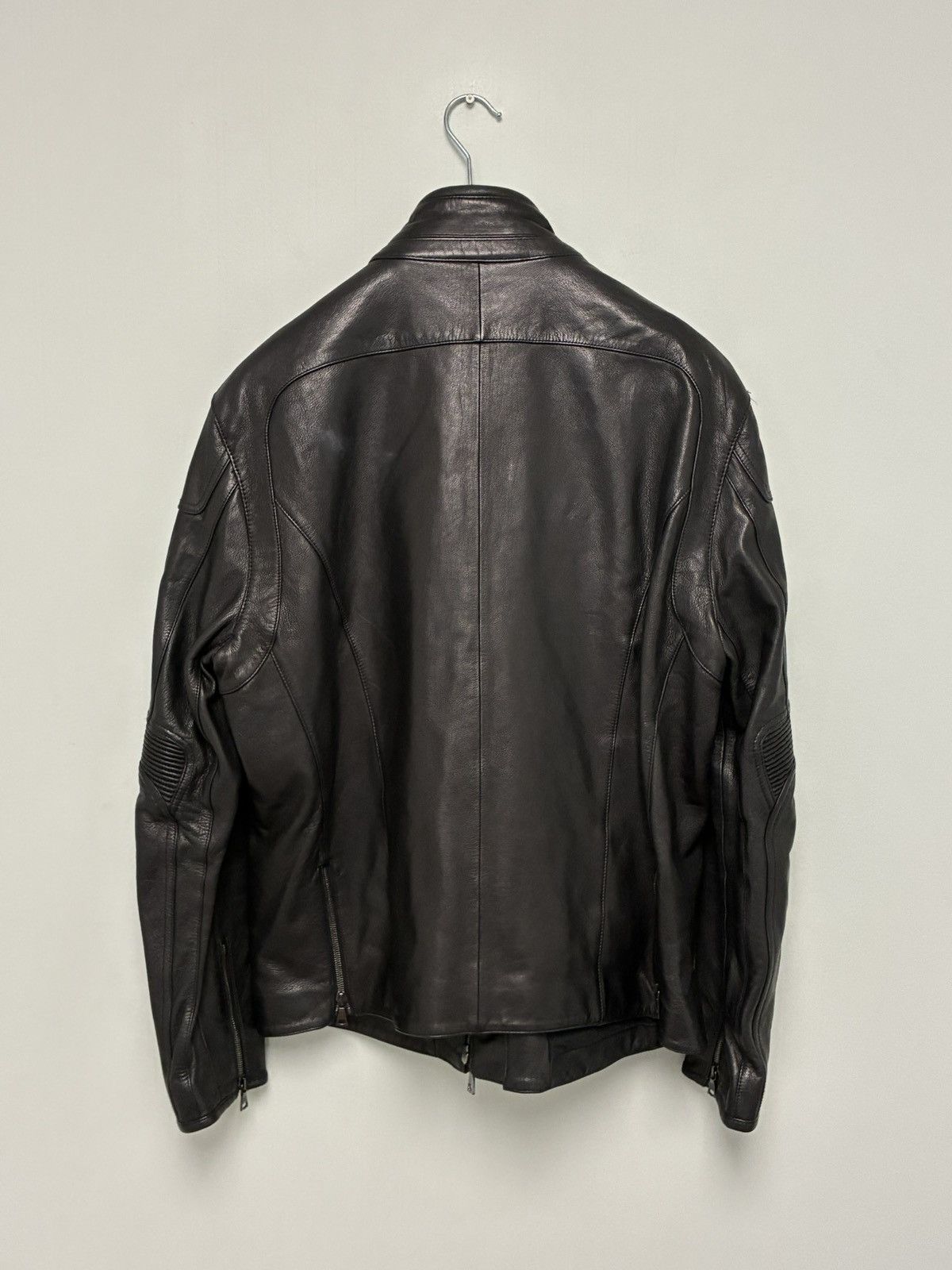 John Varvatos Leather Moto Size EU 54 USA 44 Size US L / EU 52-54 / 3 - 11 Thumbnail