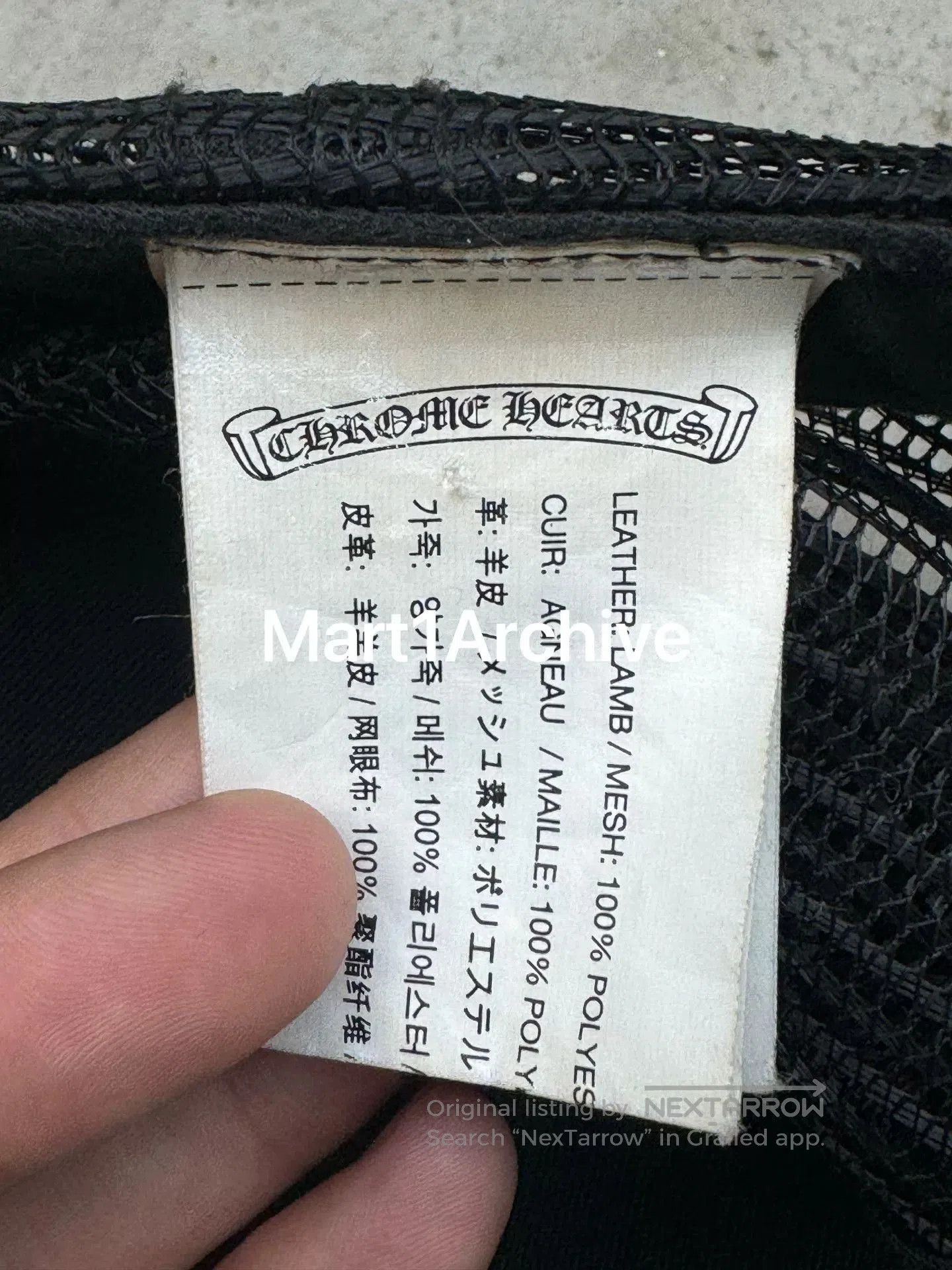 Chrome Hearts Chrome Hearts Cross Print Leather Baseball Cap. Size ONE SIZE - 8 Thumbnail