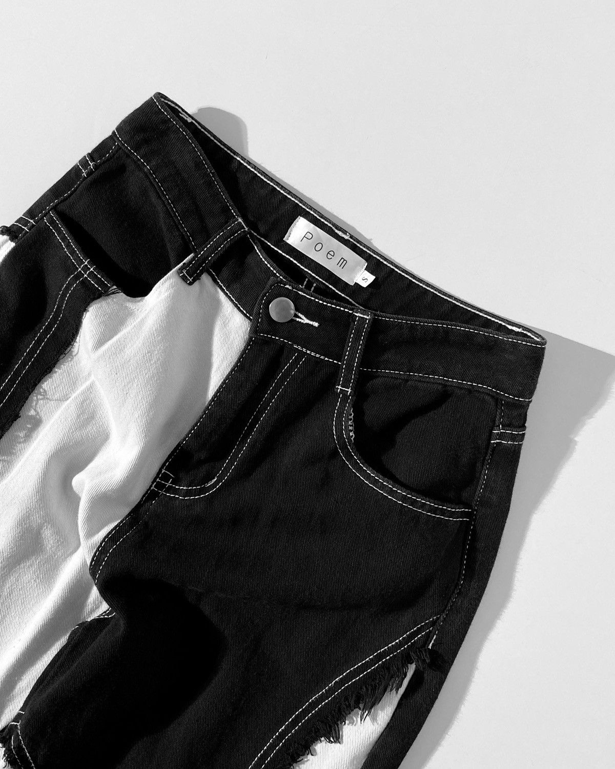 Japanese Brand Poem Bootcut Denim Pants Size 28" / US 6 / IT 42 - 3 Thumbnail