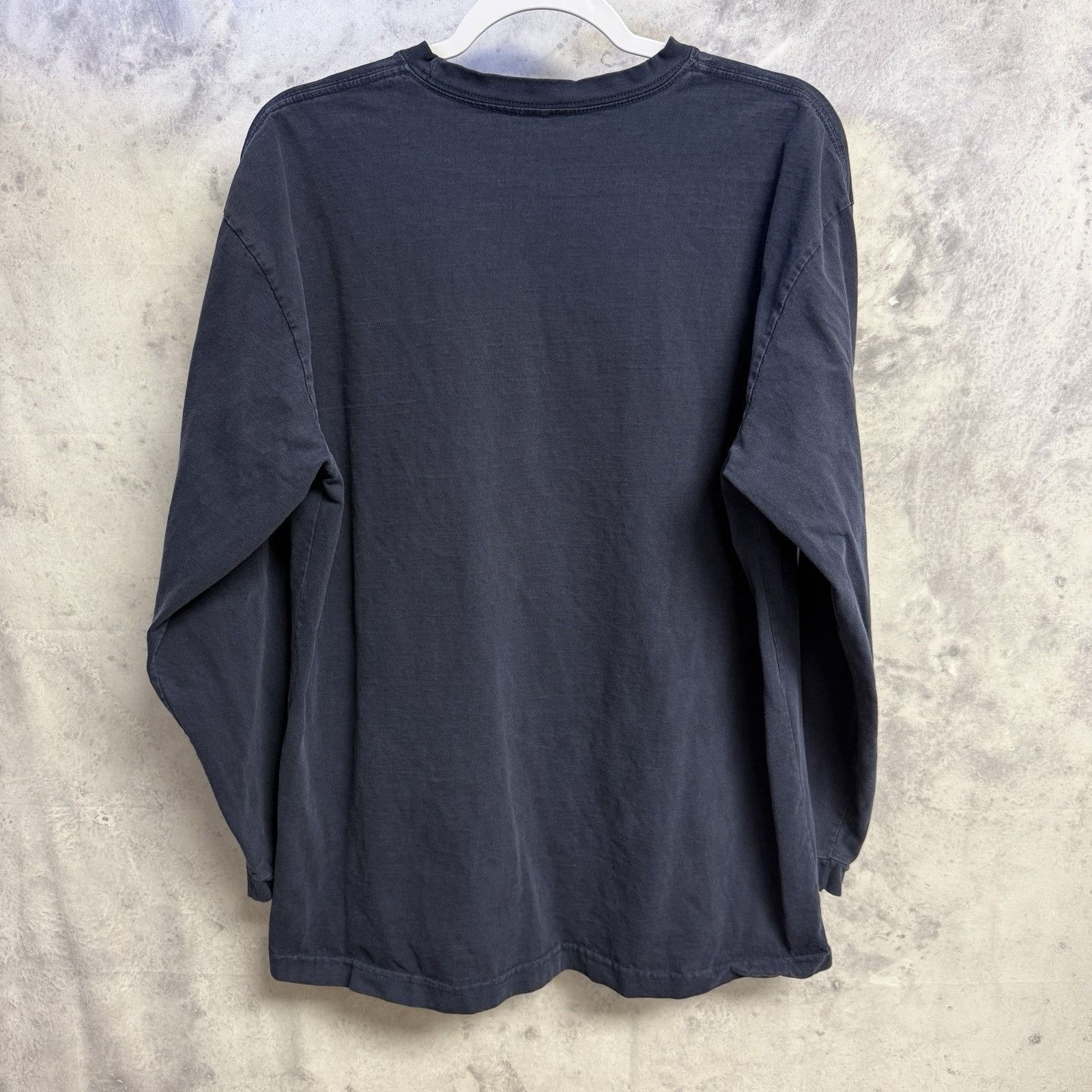 Vintage Vintage Y2K Faded Blue Long Sleeve T Shirt XL Skate Grunge Size US XL / EU 56 / 4 - 2 Thumbnail