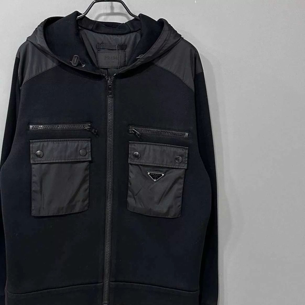Prada PRADA NYLON TRIANGLE LOGO JACKET 99 NEW XL Size US XL / EU 56 / 4 - 2 Thumbnail