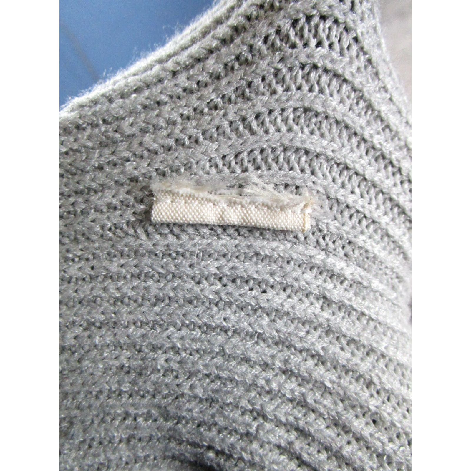 Free People VINTAGE Free People Sweater Womens XS Gray Oversized Turtleneck Pullover Long Sleeve Knitted Knit Regular Size XS / US 0-2 / IT 36-38 - 5 Thumbnail