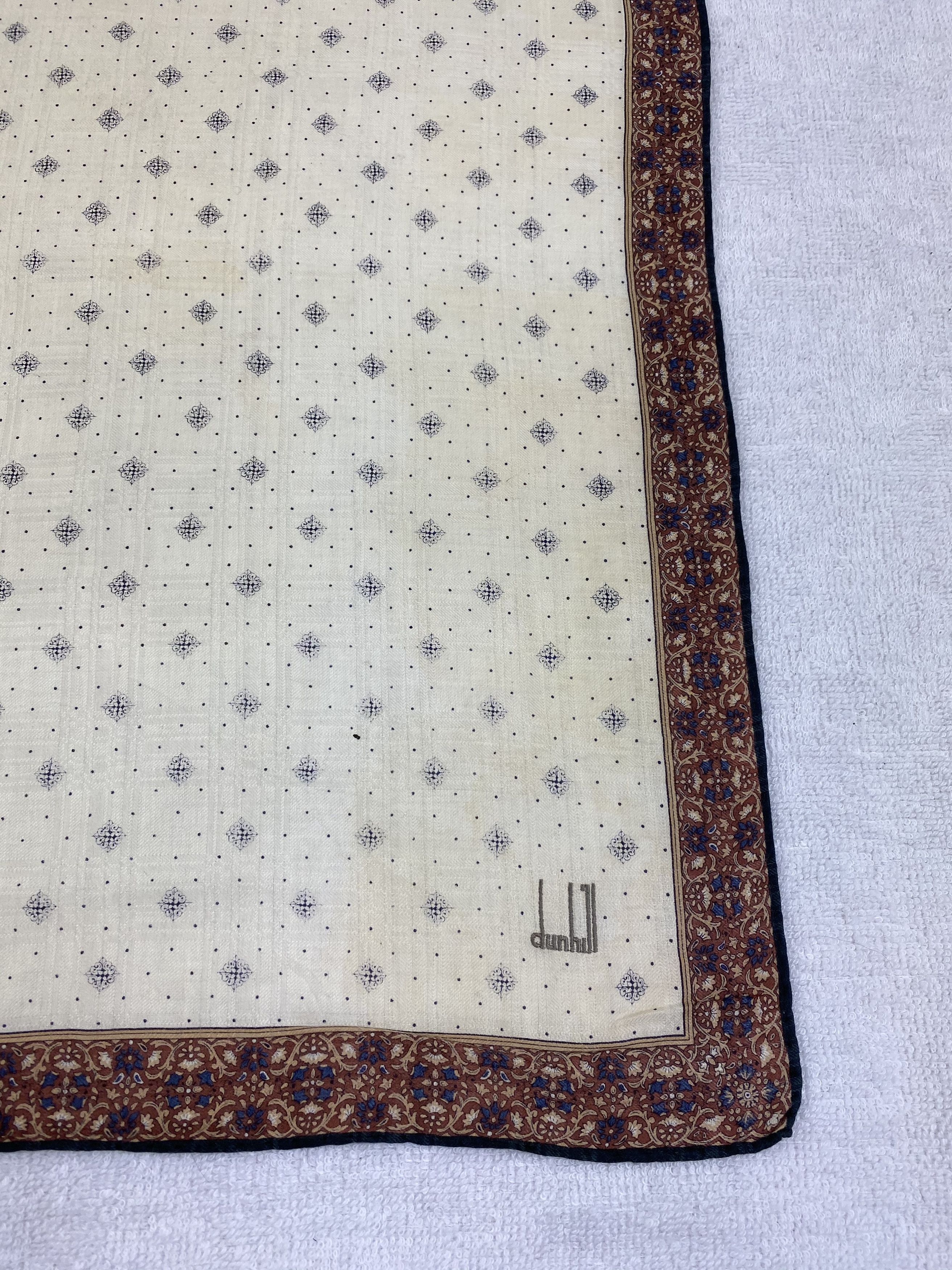 Alfred Dunhill × Vintage Alfred Dunhill Handkerchief / Bandana / Neckerchief Size ONE SIZE - 6 Thumbnail