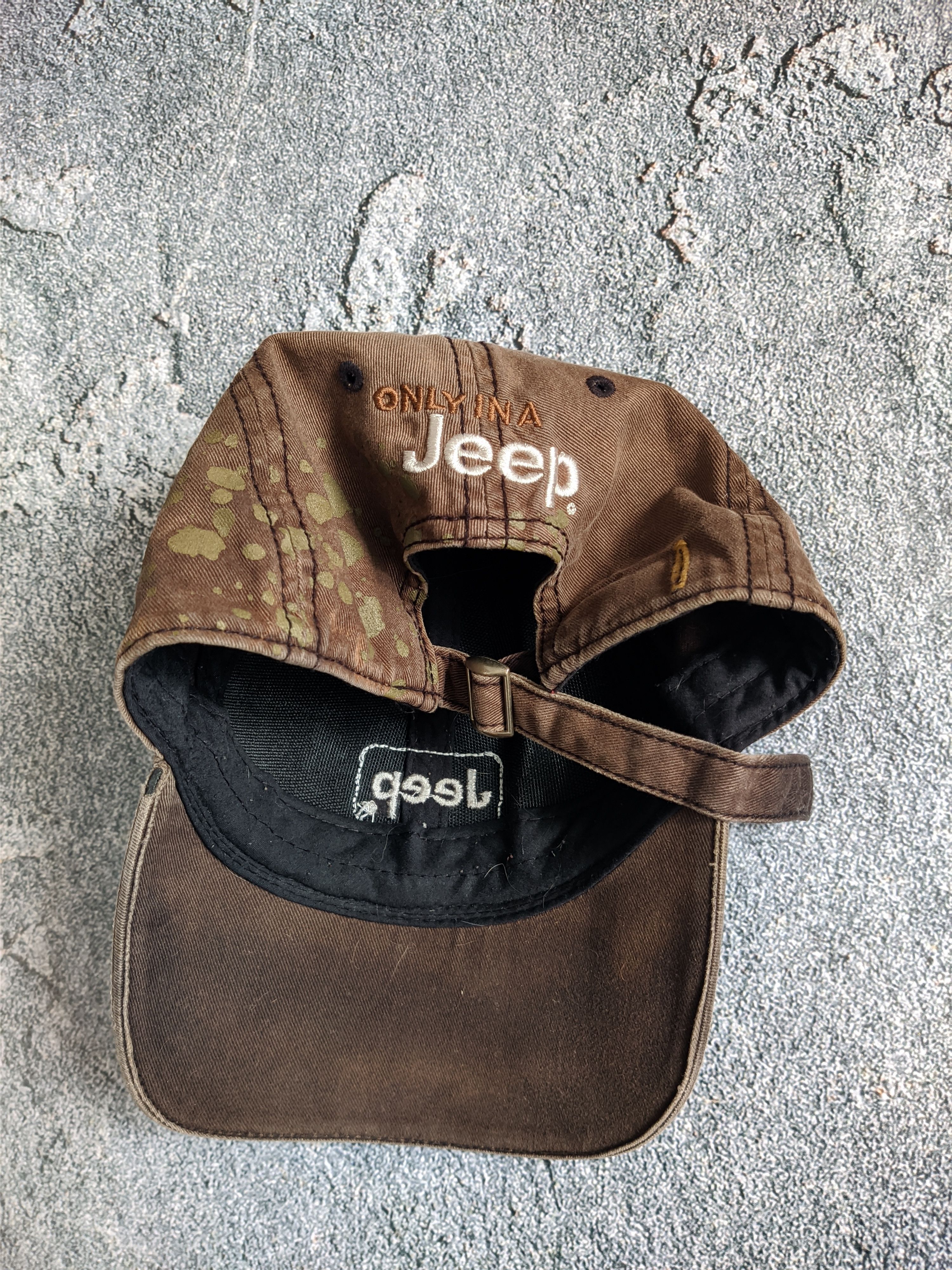 Jeep Vintage Jeep cap hat y2k big logo Size ONE SIZE - 5 Thumbnail