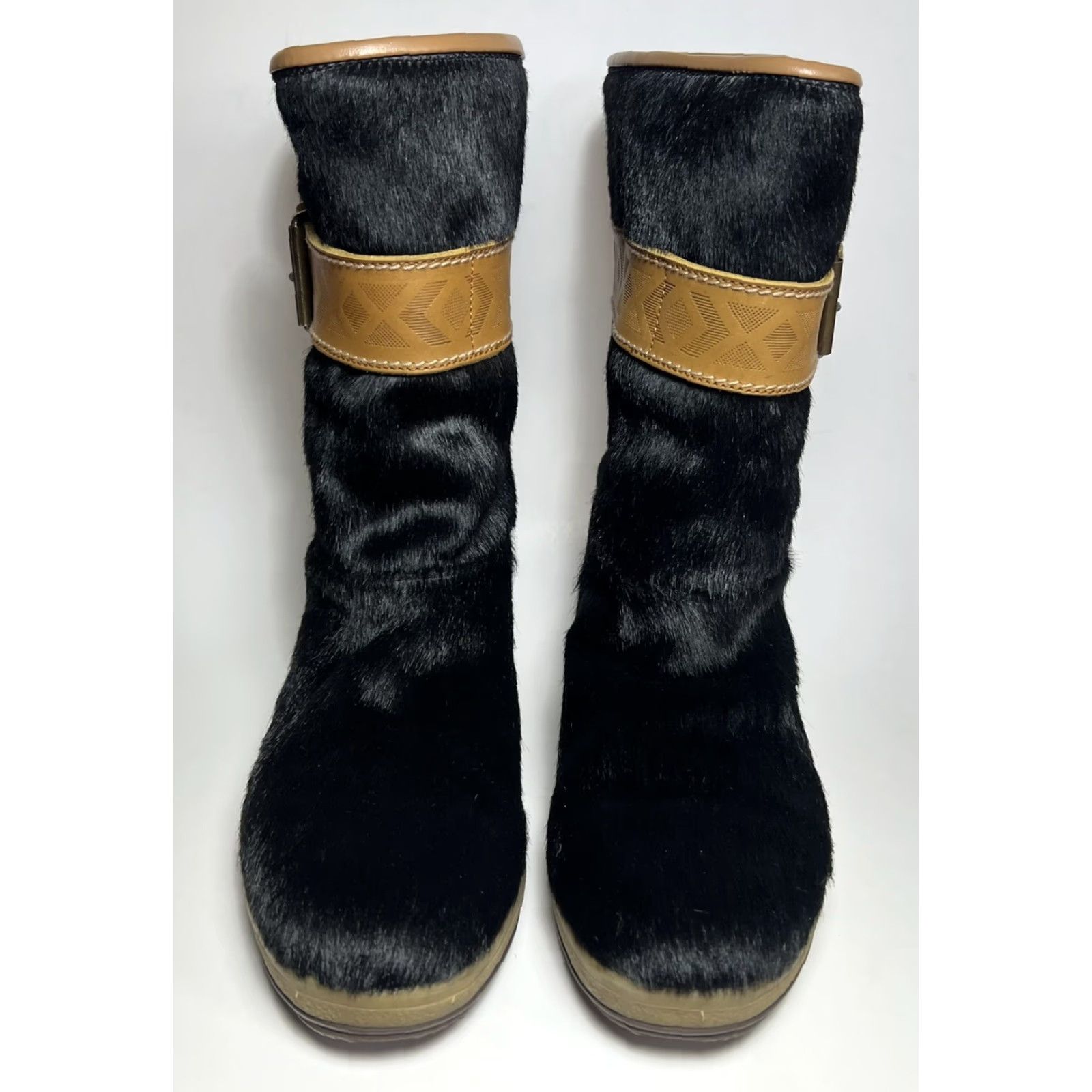 Vintage VINTAGE Tecnica Italy Fur Cold Weather Belted Boot Womens US 11.5 / 12 Eu 44 Size US 12 / IT 42 - 5 Thumbnail