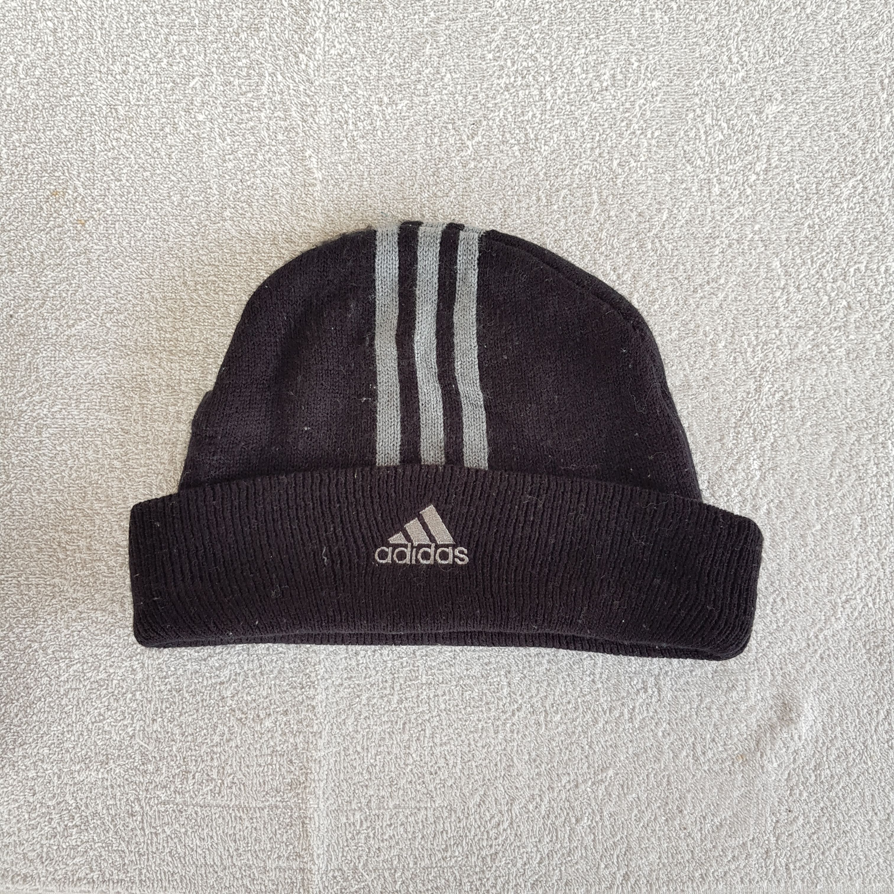 Adidas Vintage Adidas Beanie 90s Adidas Sportswear Snow Caps Hats Size ONE SIZE - 6 Thumbnail