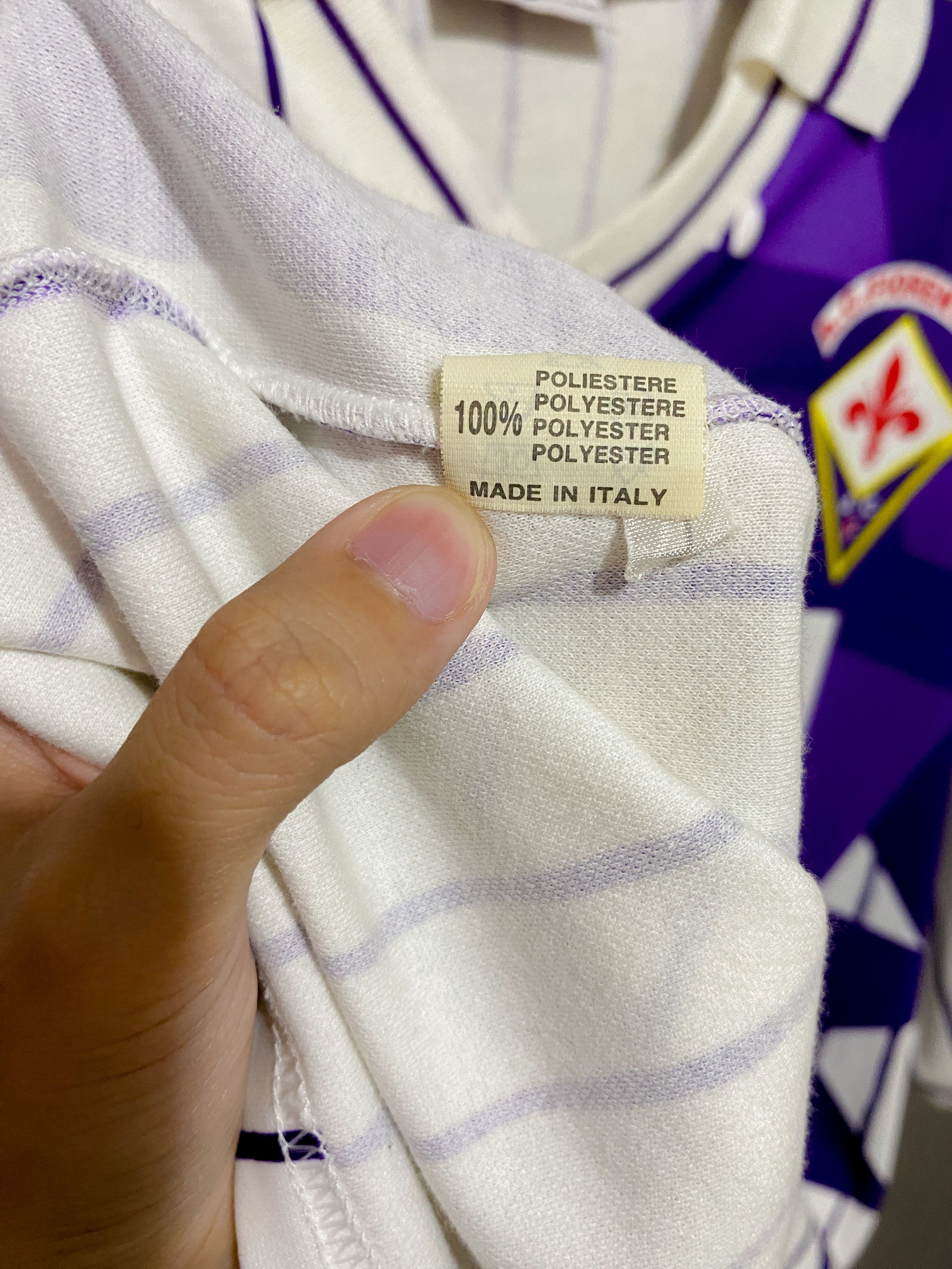 Vintage Vintage 1991 #9 Batistuta Fiorentina Away Football Jersey Size US L / EU 52-54 / 3 - 5 Thumbnail