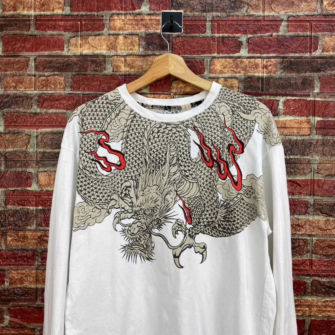 Japanese Brand JAPANESE DRAGON YAKUZA SHIRT Size US L / EU 52-54 / 3 - 3 Thumbnail