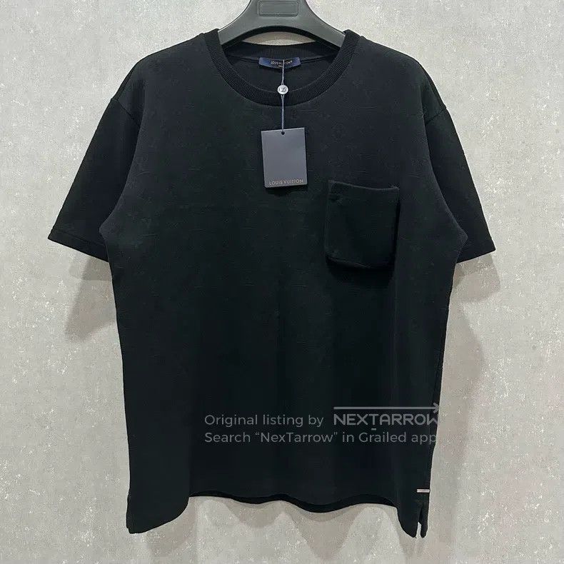 Louis Vuitton Louis Vuitton Black pocket full print short sleeve Size US XL / EU 56 / 4 - 1 Thumbnail