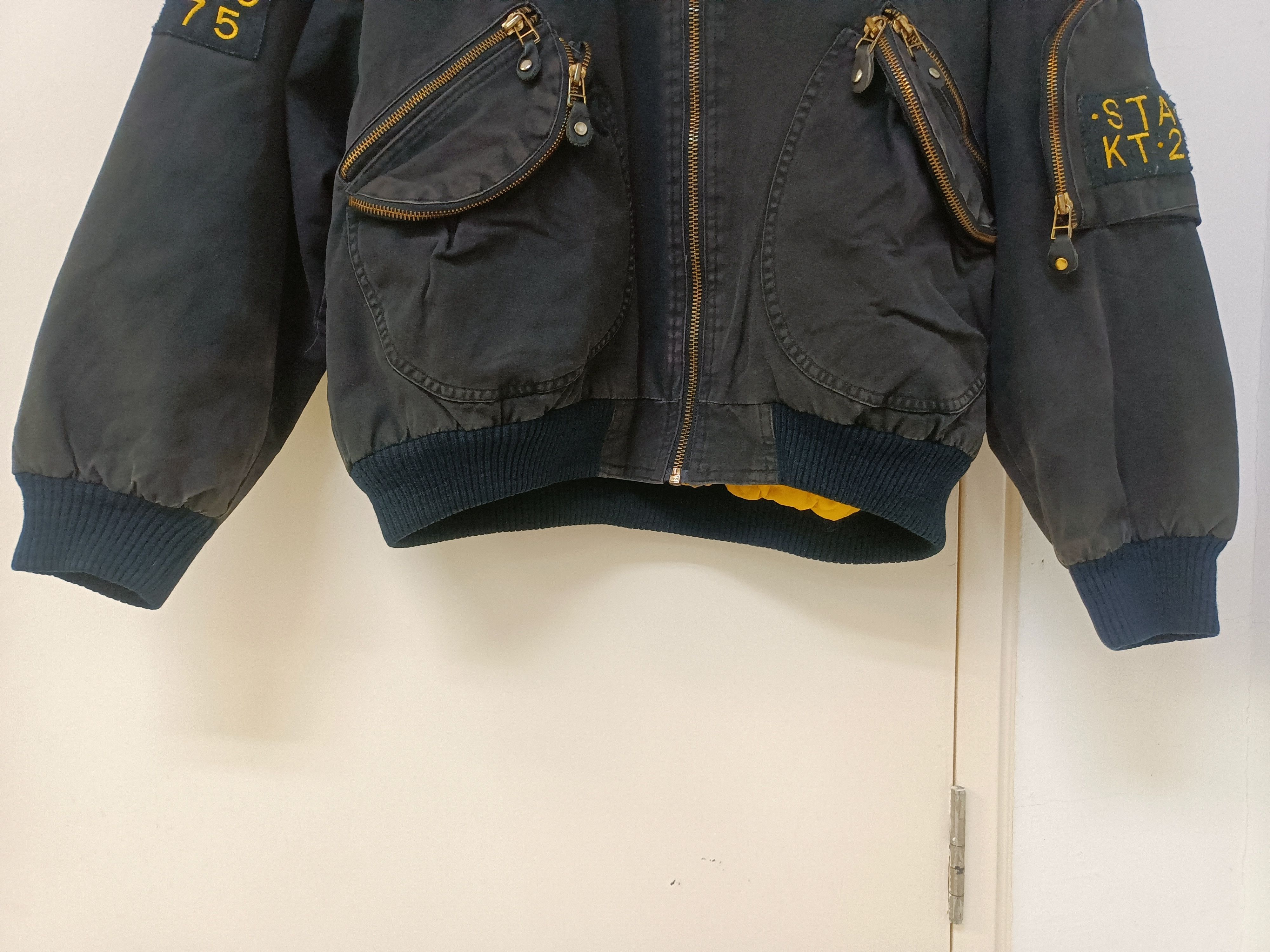 Vintage Vintage British Swooplex Biker Bomber Patches Jacket Size US XL / EU 56 / 4 - 3 Thumbnail
