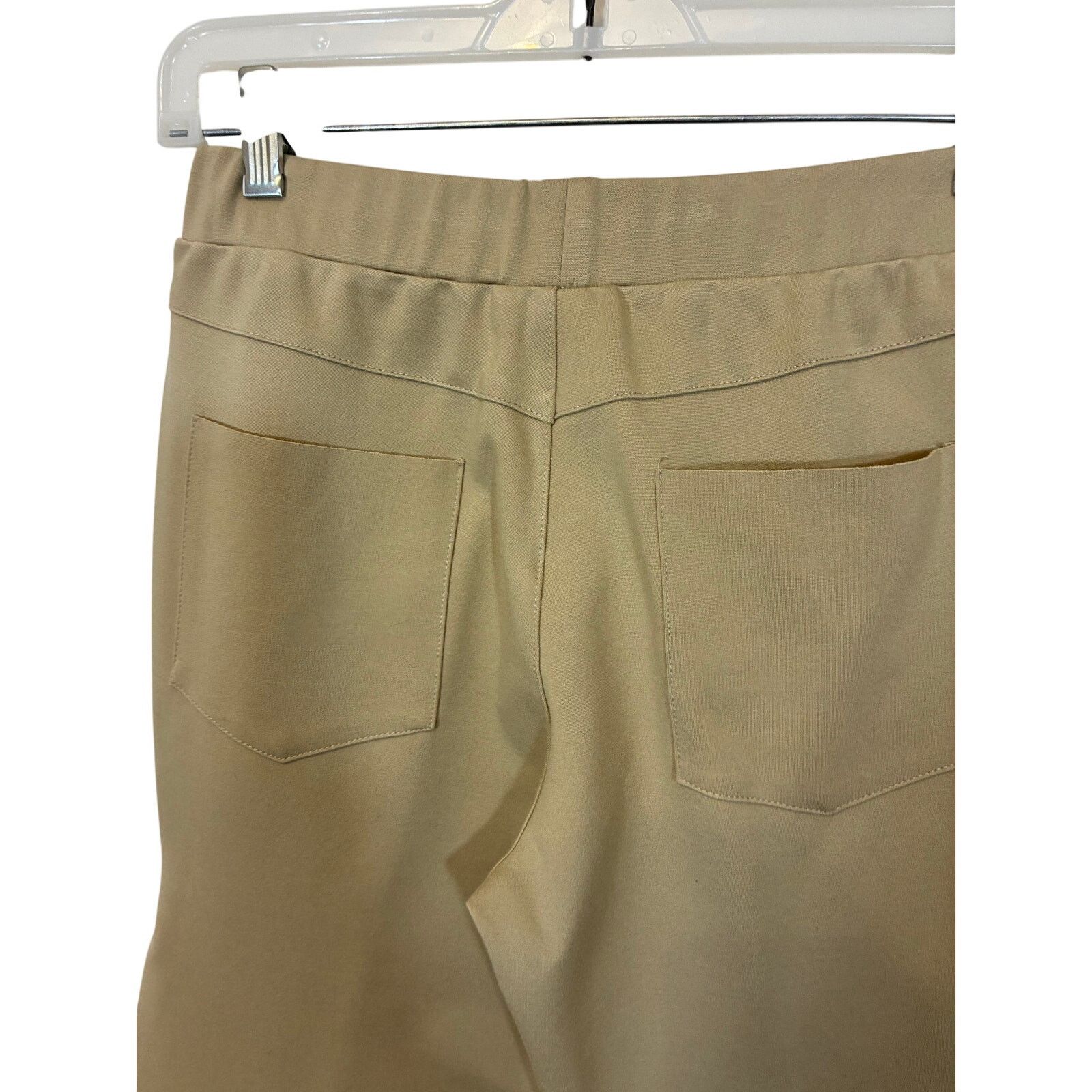 Other Planet by Lauren G Ponte Pull-On Ankle Pant Khaki 2 / US 10 Size 32" / US 10 / IT 46 - 5 Thumbnail